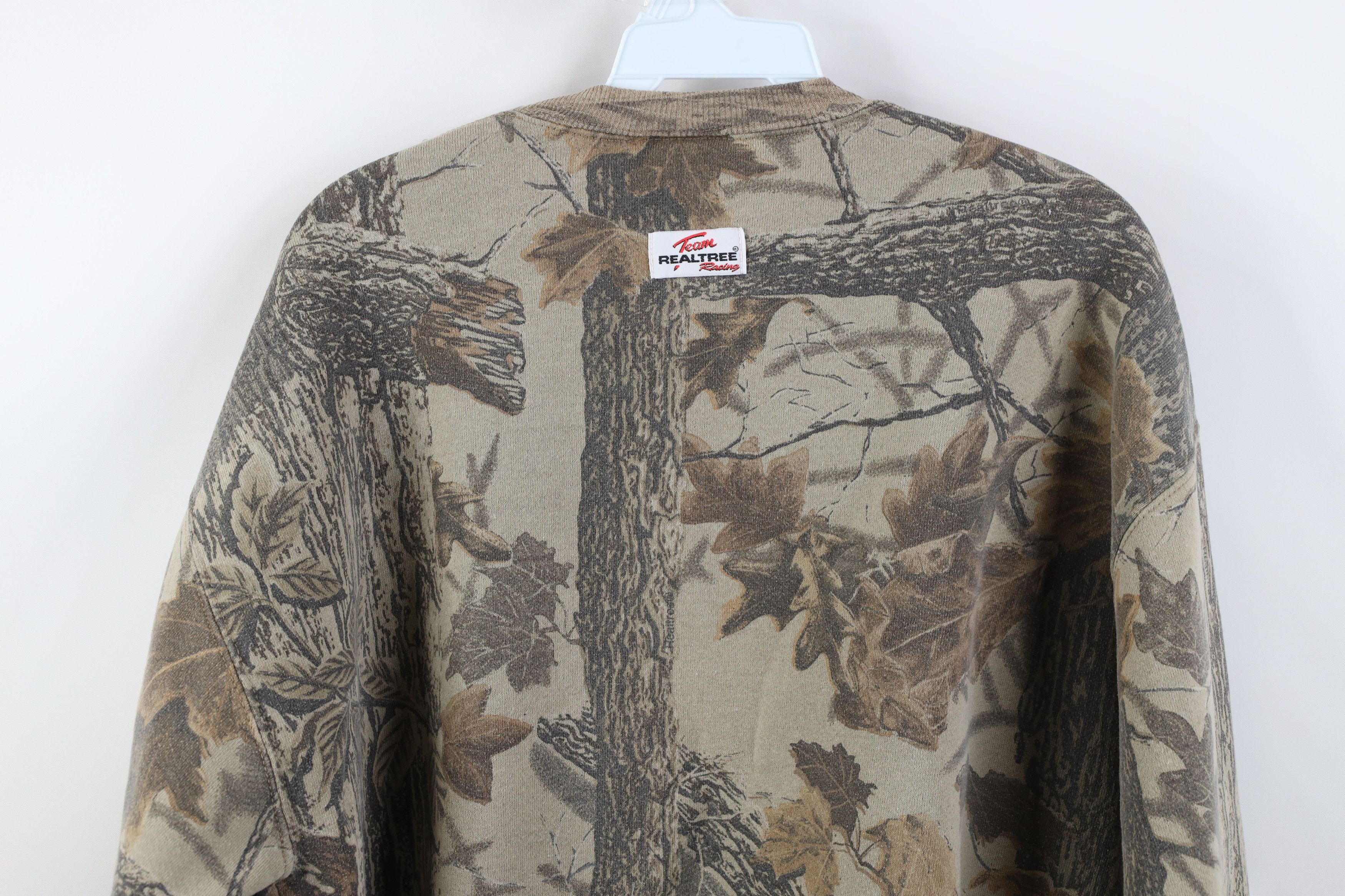 Vintage Vintage 90s NASCAR Camouflage Crewneck Sweatshirt USA Size US L / EU 52-54 / 3 - 11 Thumbnail