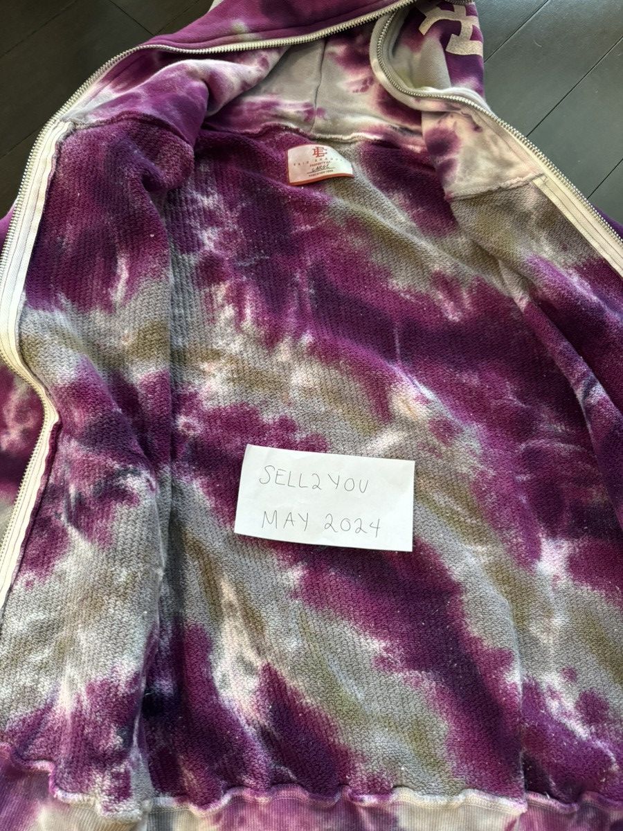 Eric Emanuel Eric Emanuel Purple Tie Dye Hoodie size Large Size US L / EU 52-54 / 3 - 6 Thumbnail