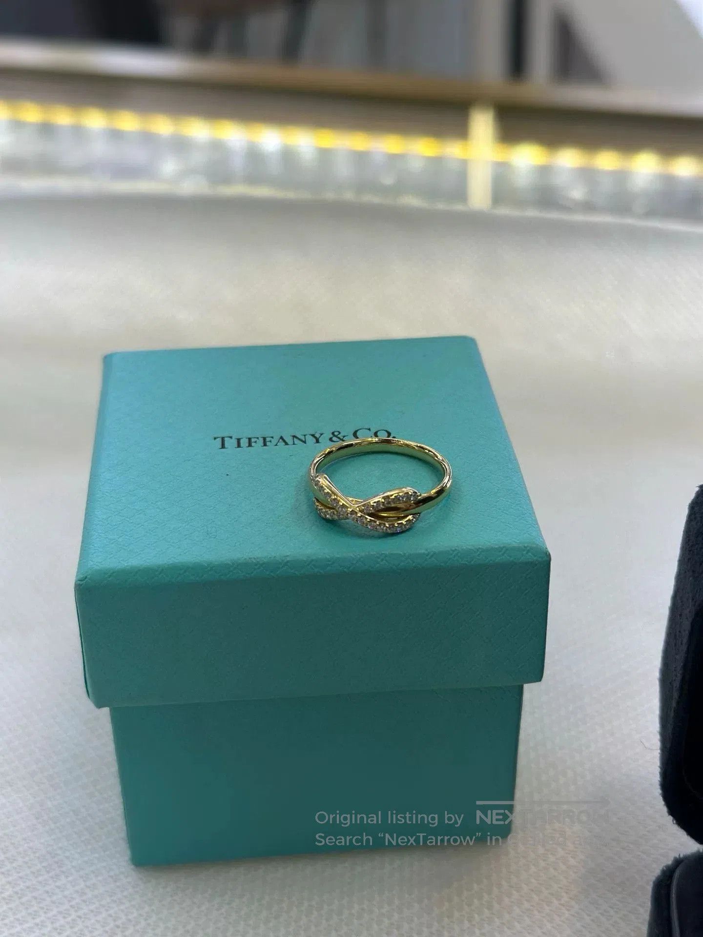 Tiffany & Co. Tiffany 18K Gold Diamond Ring. Size ONE SIZE - 4 Thumbnail