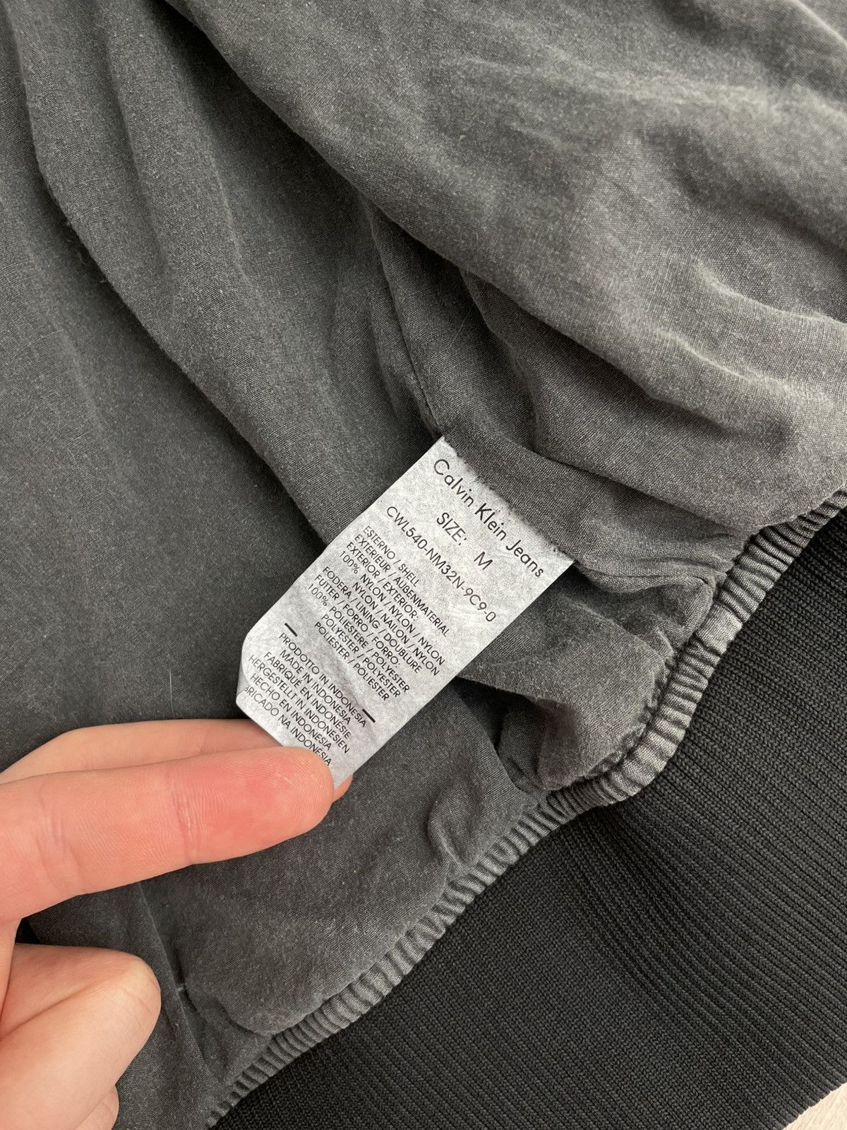 20471120 × Calvin Klein Vintage Calvin Klein Jeans Nylon Metal Zip Jacket Y2k Hype Size M / US 6-8 / IT 42-44 - 10 Thumbnail