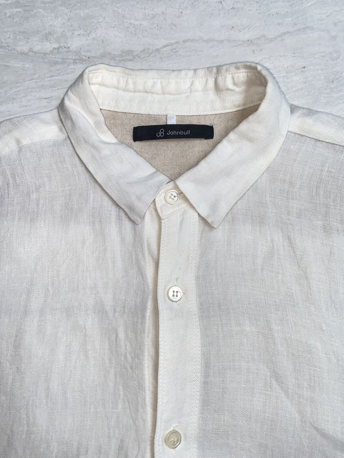 Japanese Brand × Johnbull × Yohji Yamamoto JOHN BULL White Shirt Size US M / EU 48-50 / 2 - 10 Thumbnail