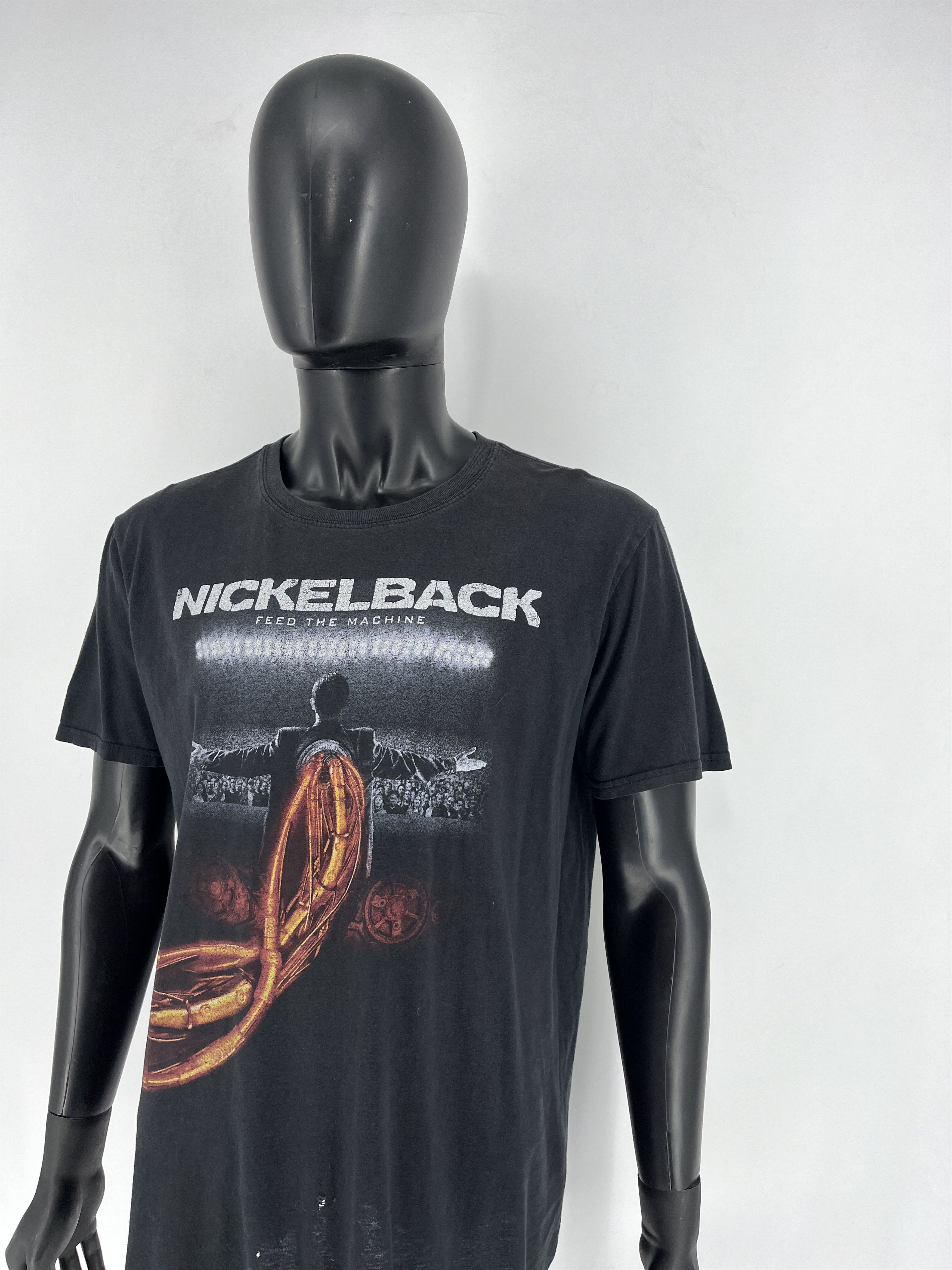 Band Tees × Vintage Nickelback Feed The Machine Tour T-Shirt 2018 Size L Size US L / EU 52-54 / 3 - 5 Thumbnail