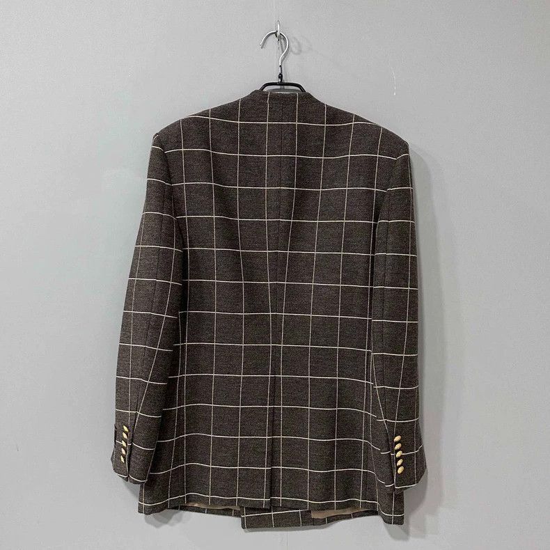 Gucci Gucci Checked Wool Blazer Jacket-2505 Size L / US 10 / IT 46 - 3 Thumbnail