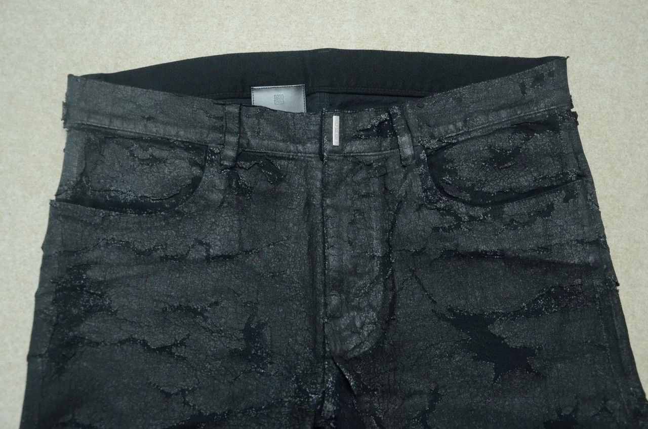 Givenchy Givenchy UC85 Distressed Black Jeans 34 Size US 34 / EU 50 - 4 Thumbnail