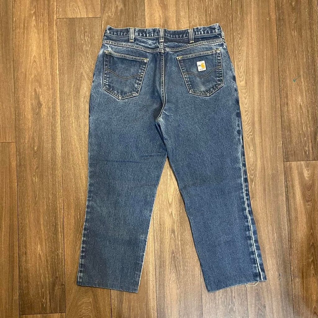 Carhartt Carhartt relaxed fit blue jeans jeans 36x32 Size US 32 / EU 48 - 1 Thumbnail