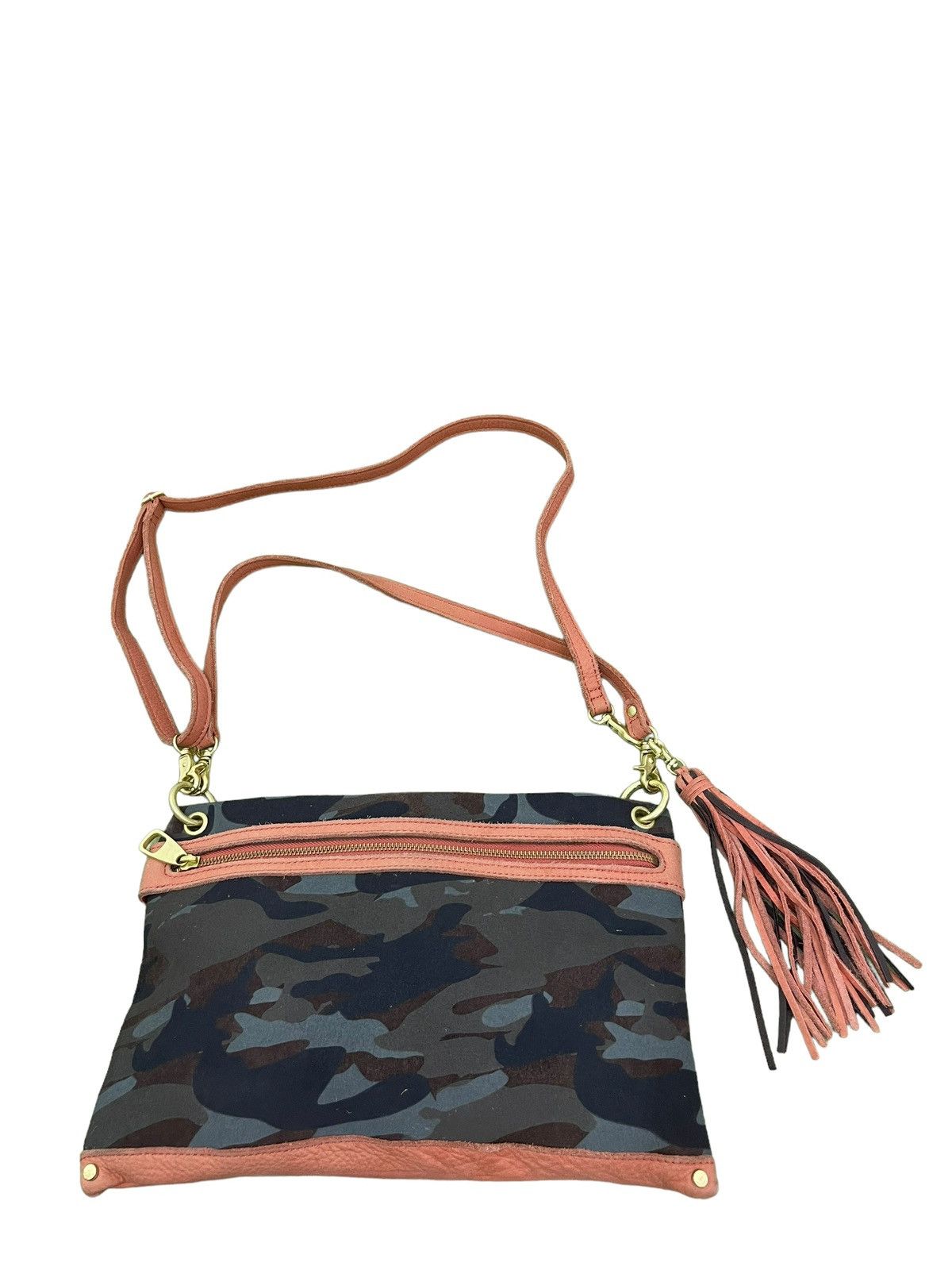 Japanese Brand Full Leather Nouer Cross Body Camo Sling Bag 2🟩 Size ONE SIZE - 11 Thumbnail