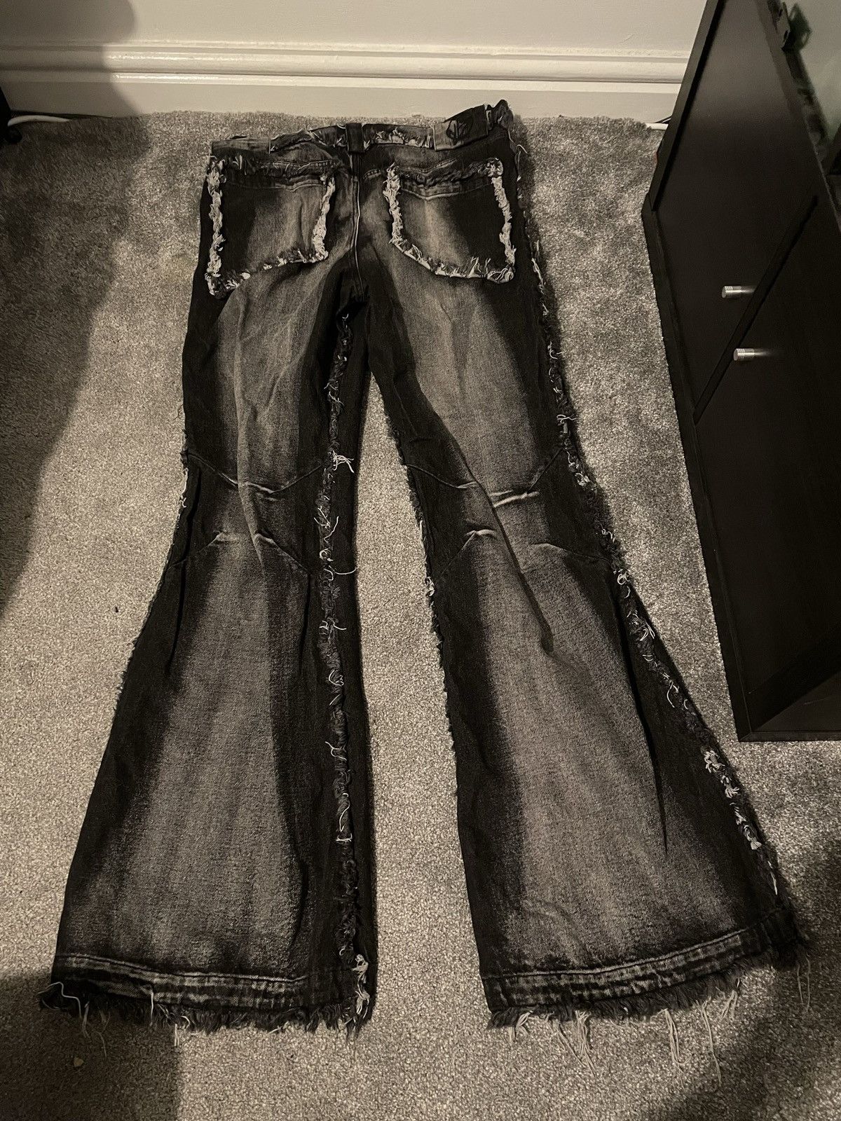 NO/FAITHSTUDIOS FLARED DENIM 004 PAINTER NO/FAITH STUDIOS FLARED