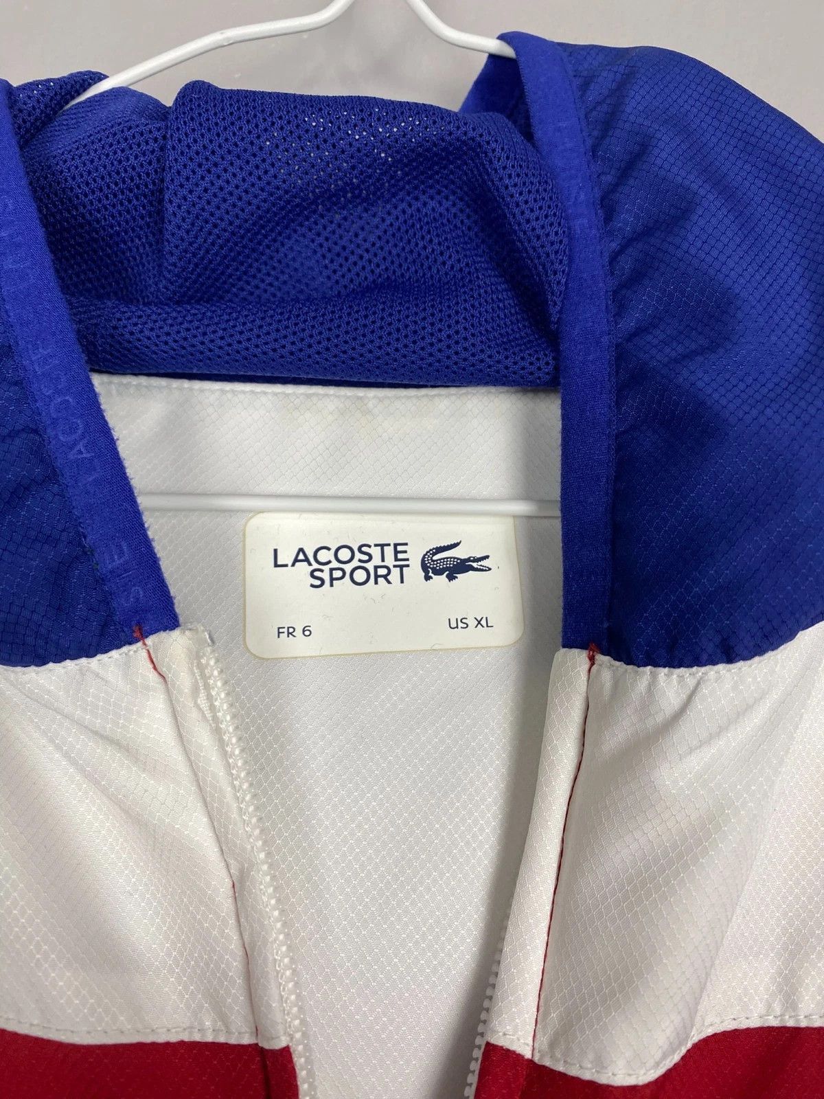 Lacoste Lacoste Windbreaker Jacket with Hood Size US XL / EU 56 / 4 - 4 Thumbnail