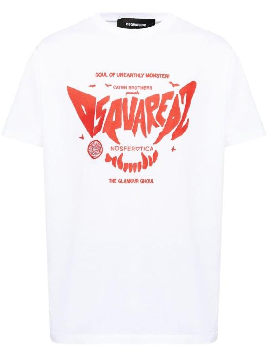 Dsquared2 DSQUARED2 Men T-Shirts S74GD1329S23009 100 WHITE Size US S / EU 44-46 / 1 - 1 Thumbnail