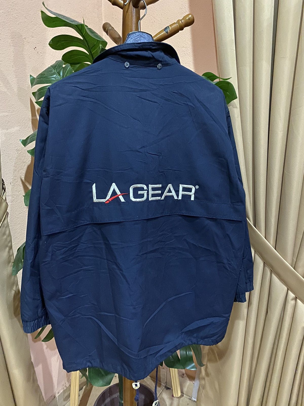 La Gear LA Gear Navy Blue Jacket – Vintage Sportswear Windbreaker Size US M / EU 48-50 / 2 - 7 Thumbnail
