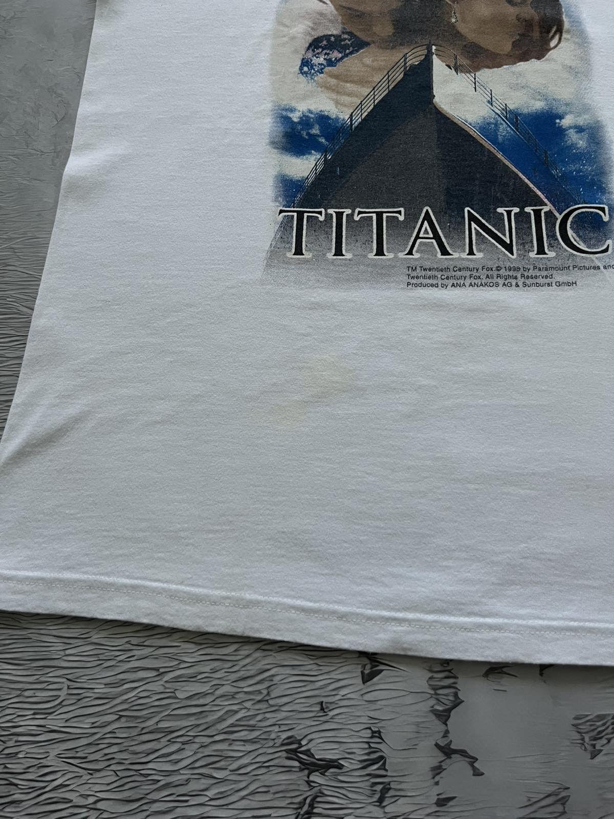 Vintage Rare Vintage Titanic 1998 T-Shirt Movie White Size US M / EU 48-50 / 2 - 5 Thumbnail