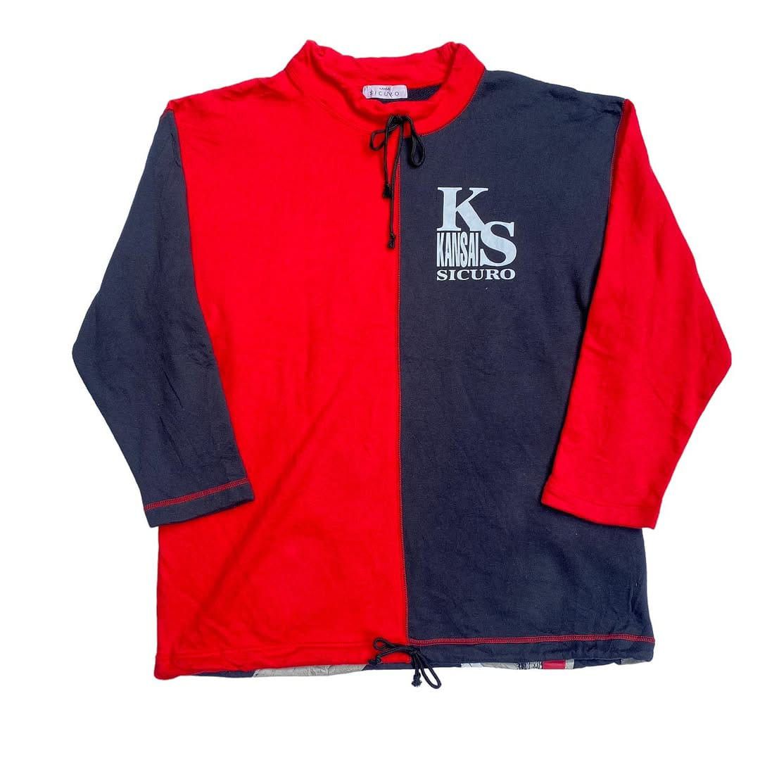 Japanese Brand Vintage kansai sicuro pullover sweatshirt Size US L / EU 52-54 / 3 - 2 Thumbnail