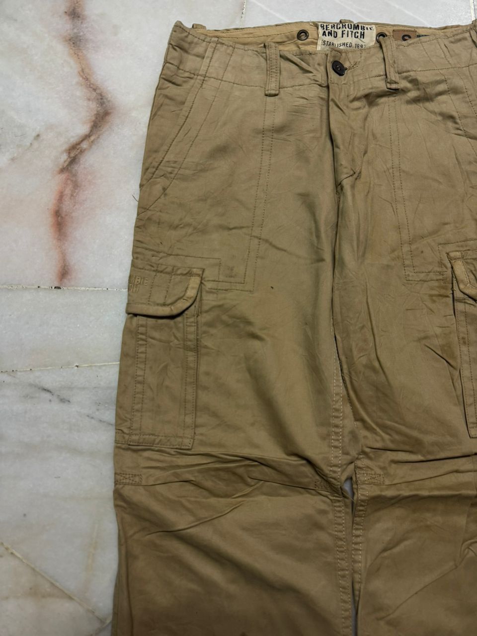 Abercrombie & Fitch Vintage Abercrombie And Fitch Tactical Military Cargo Zipper Size US 31 - 4 Thumbnail