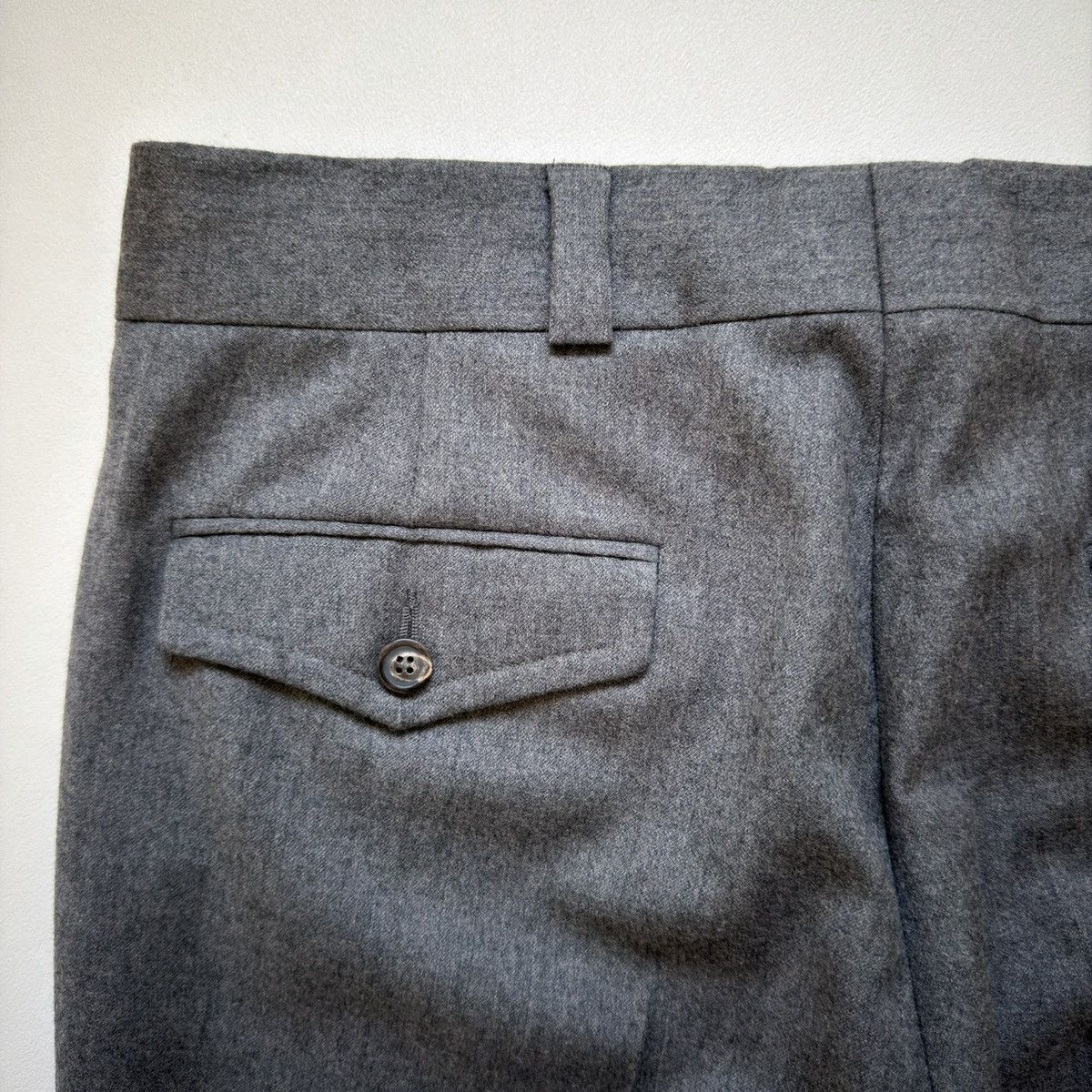Maison Margiela A/W 07 Straight Leg Gray Wool Trousers Size US 32 / EU 48 - 10 Thumbnail