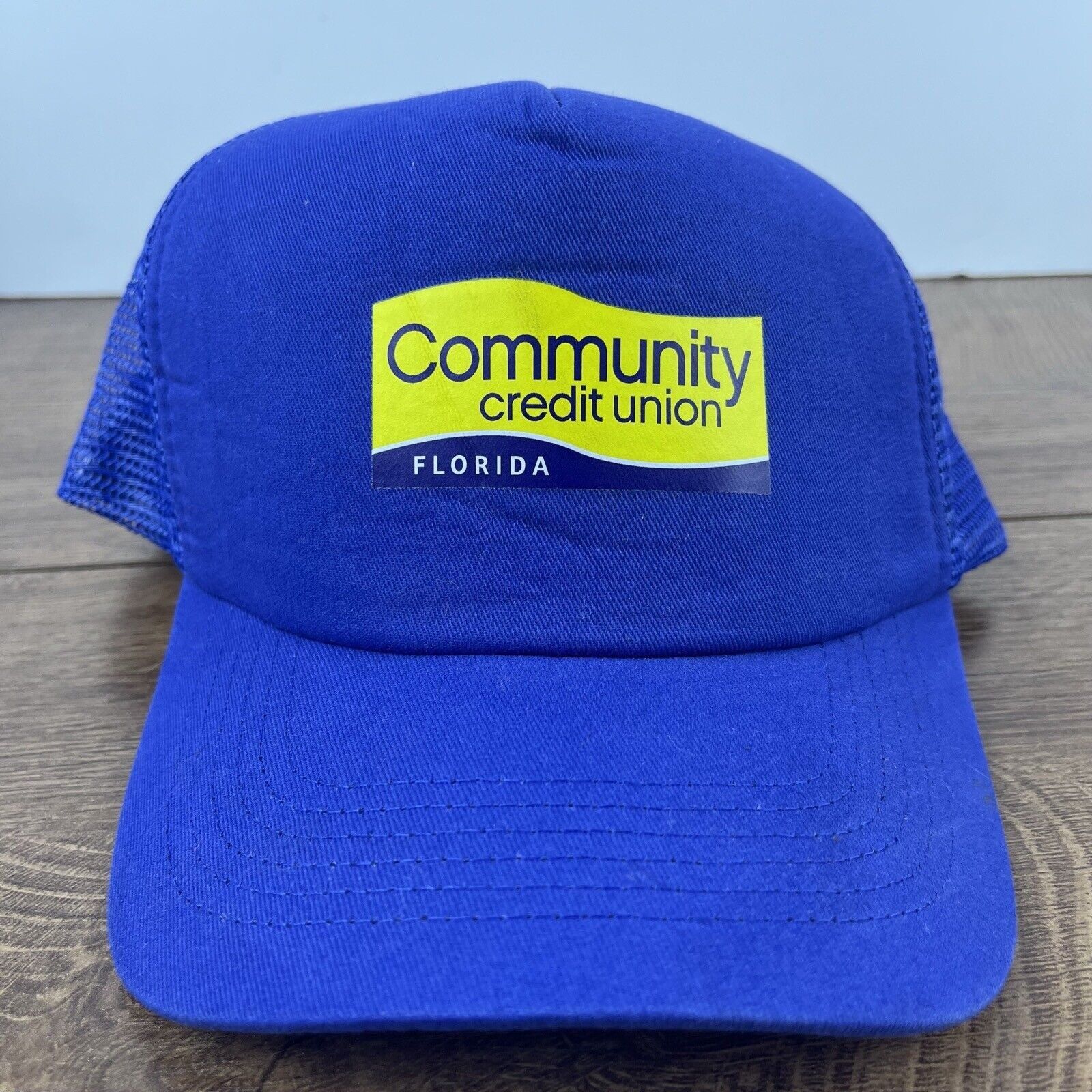 Other Community Credit Union Snapback Hat Blue Adjustable Hat Blue Size ONE SIZE - 2 Thumbnail