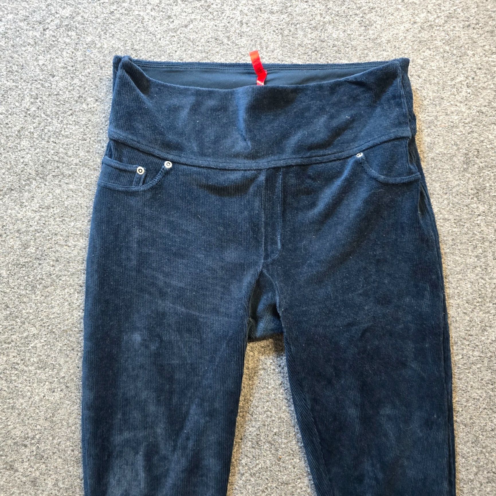 Spanx Spanx Pants Womens Size Large Blue Corduroy Stretch Skinny Ankle Capsule Casual Size 36" / US 14 / IT 50 - 2 Thumbnail