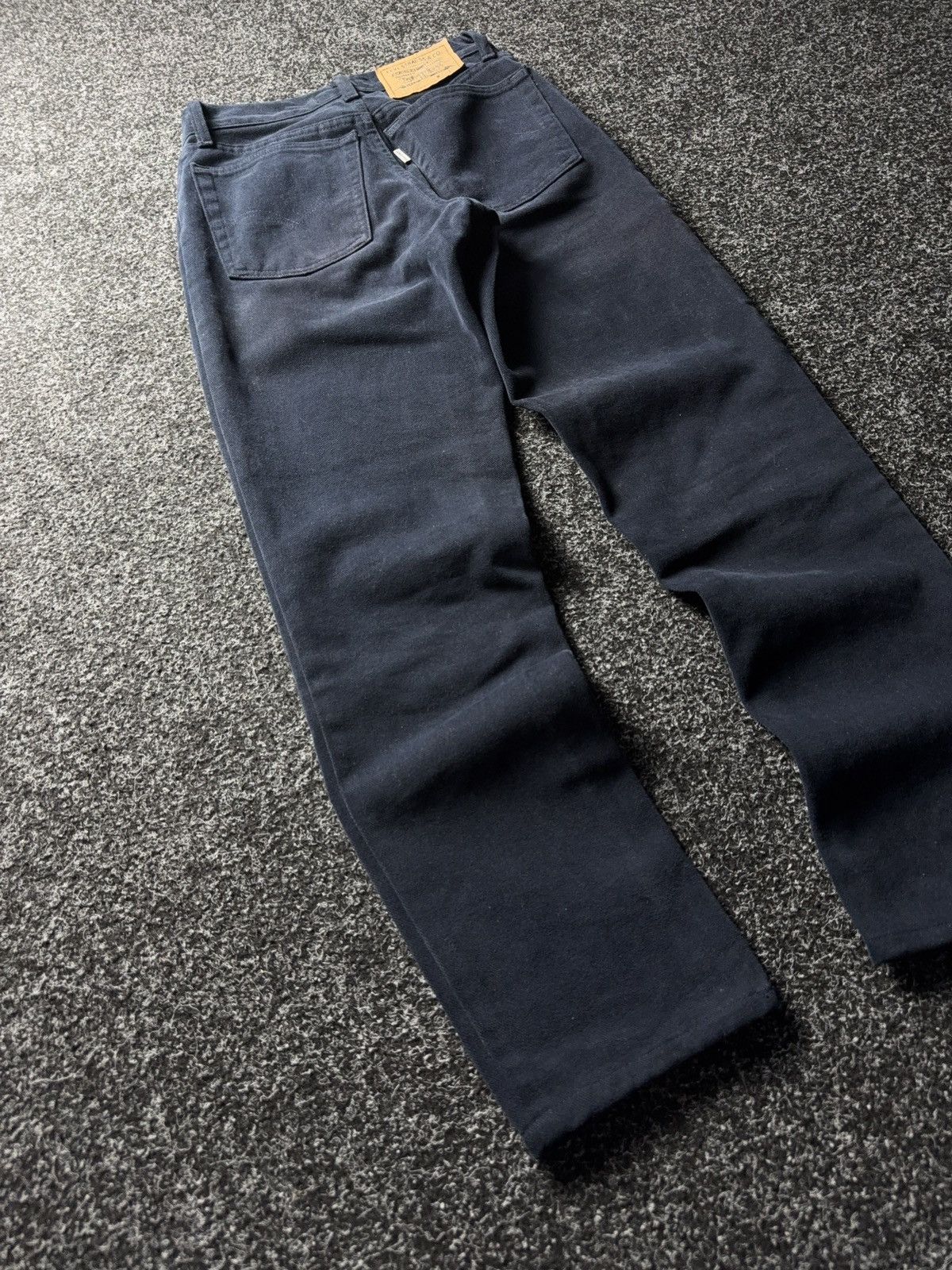 Levi's Vintage Clothing Rare RETRO 80s Levi’s 440 Navy Corduroy Pants Made in It Size 27" / US 4 / IT 40 - 13 Thumbnail
