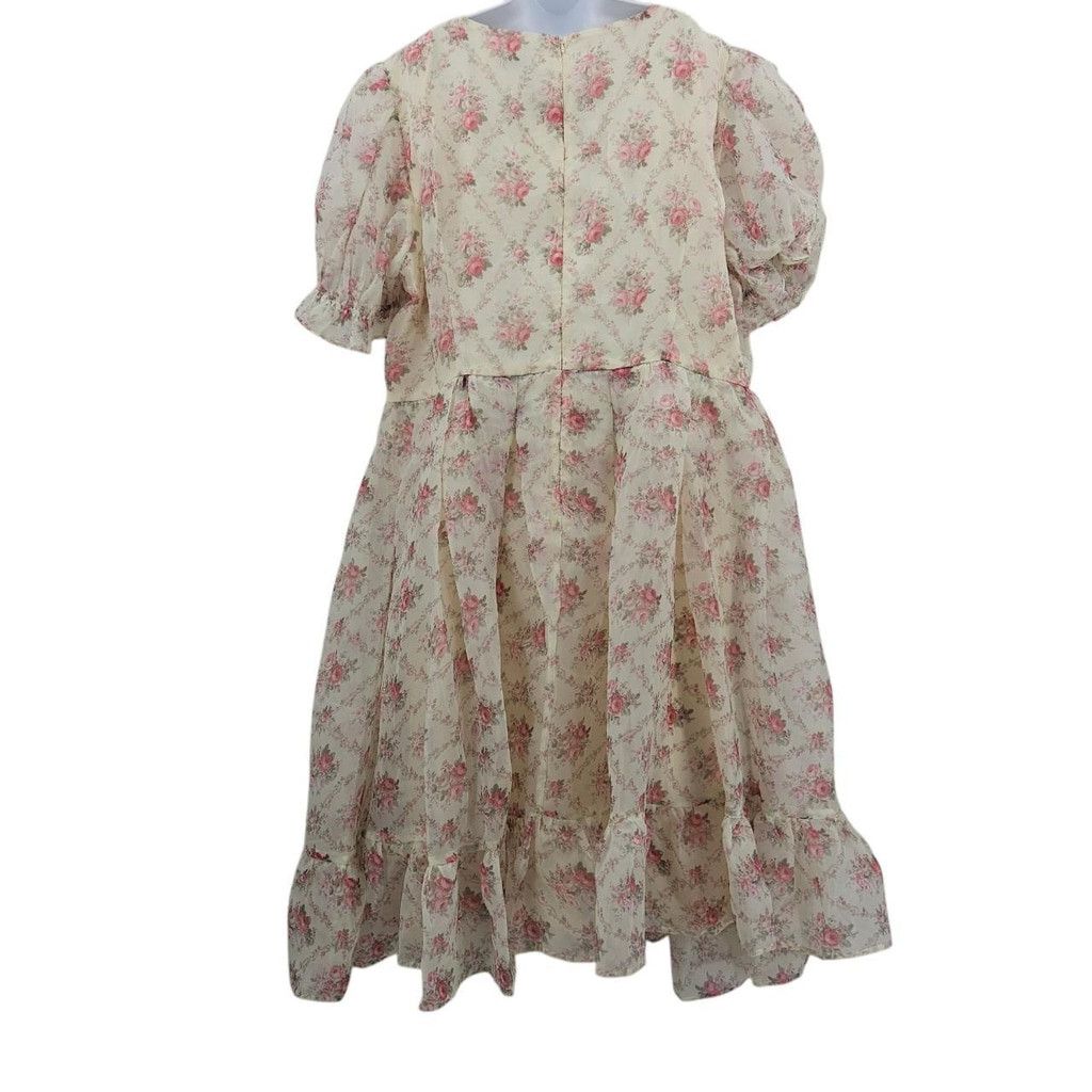 Handmade Jessakae Amelia Dress Hand Embellished in Rhinestones Size 3XL / US 20-22 - 3 Thumbnail
