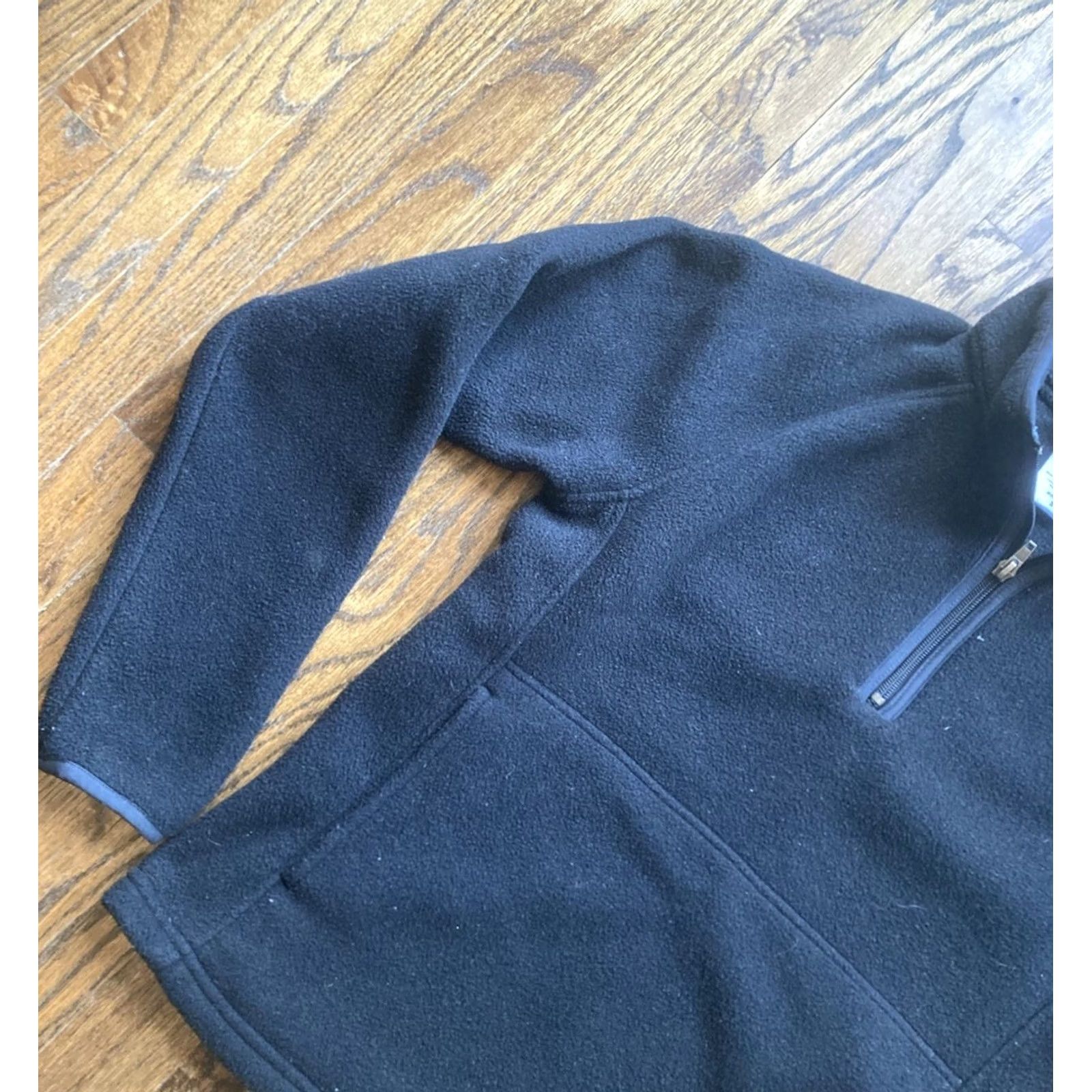 Patagonia VINTAGE Patagonia Synchilla Fleece Pullover Womens Small Black Marsupial 1/4 Zip Sweater Regular Women Size S / US 4 / IT 40 - 2 Thumbnail