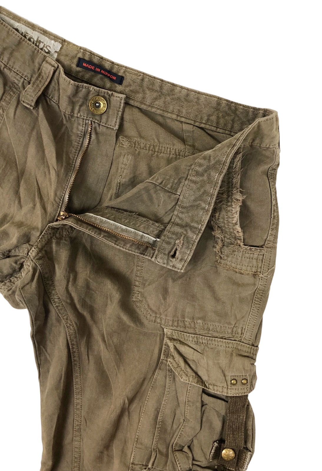 Japanese Brand Flare Surplus Bondage Cargo Pants Size US 34 / EU 50 - 7 Thumbnail