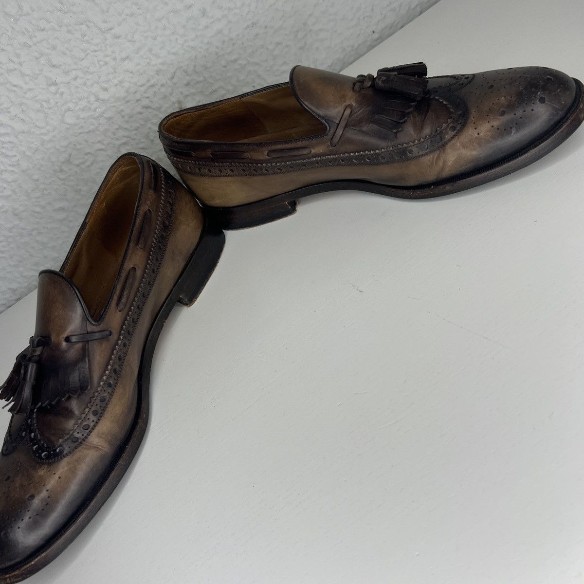 Gucci Gucci Horsebit Loafers Shoes Brown Patina Leathe 7.5 G Size US 8.5 / EU 41-42 - 5 Thumbnail