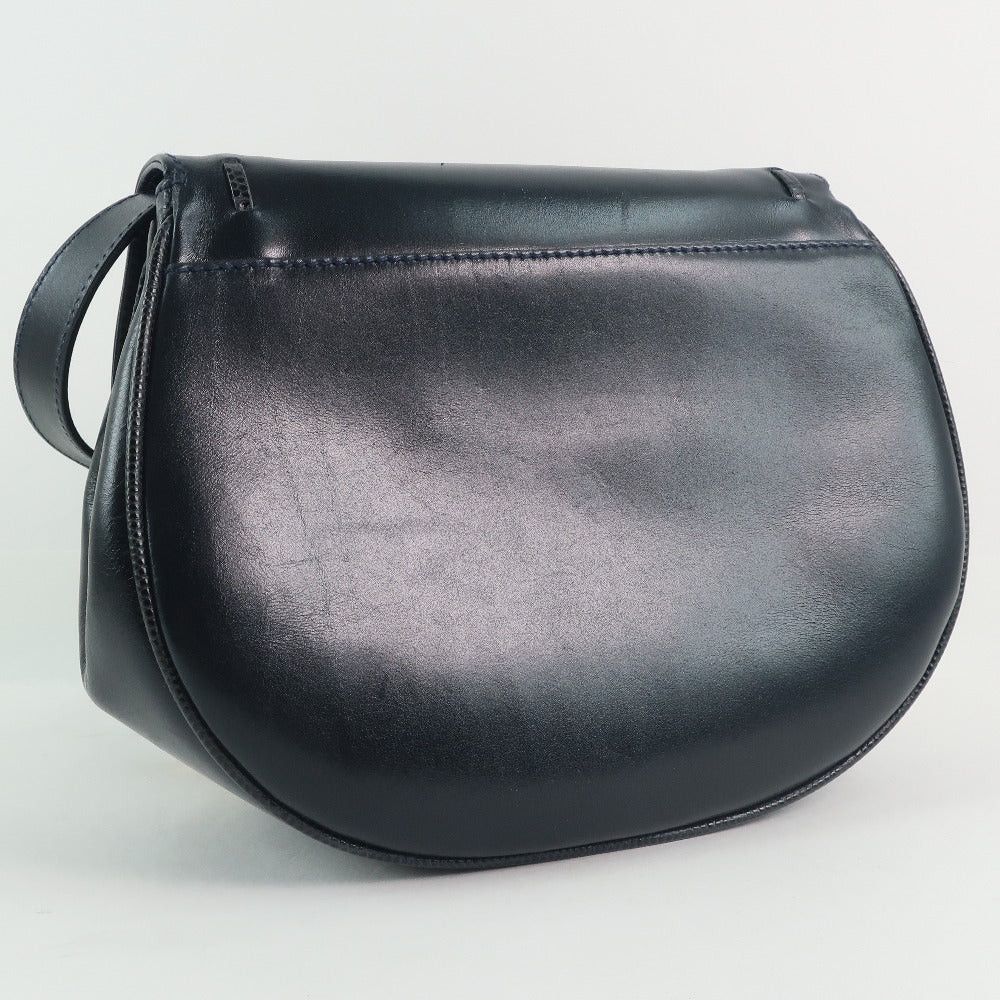 Salvatore Ferragamo Vara Black Leather Shoulder Bag (Pre-Owned) Size ONE SIZE - 1 Thumbnail