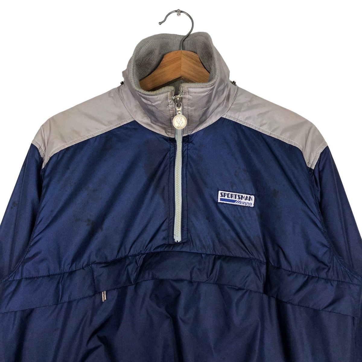 Japanese Brand 🔥Vtg Bomber Jacket Nylon Sportsman Mizuno Rare Design Size US M / EU 48-50 / 2 - 3 Thumbnail