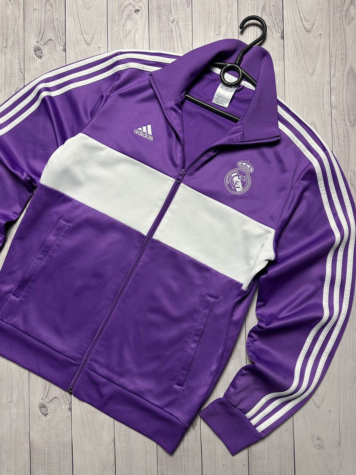 Adidas × Vintage Vintage adidas Real Madrid track jacket purple size m Size US M / EU 48-50 / 2 - 2 Thumbnail