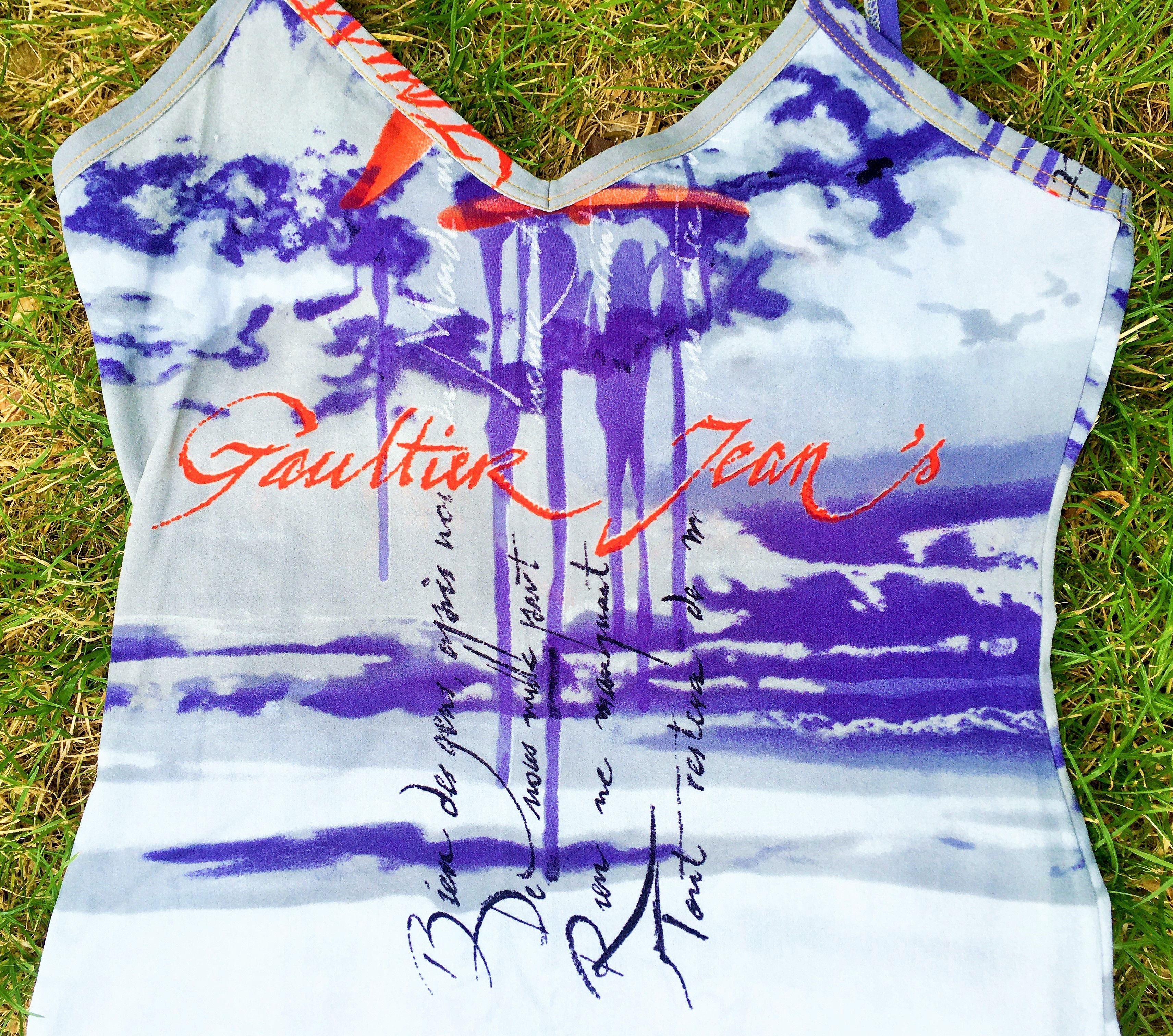 Jean Paul Gaultier Jean Paul Gaultier JPG 1997 Fashion & Cuture Japanese Dress Size L / US 10 / IT 46 - 7 Thumbnail