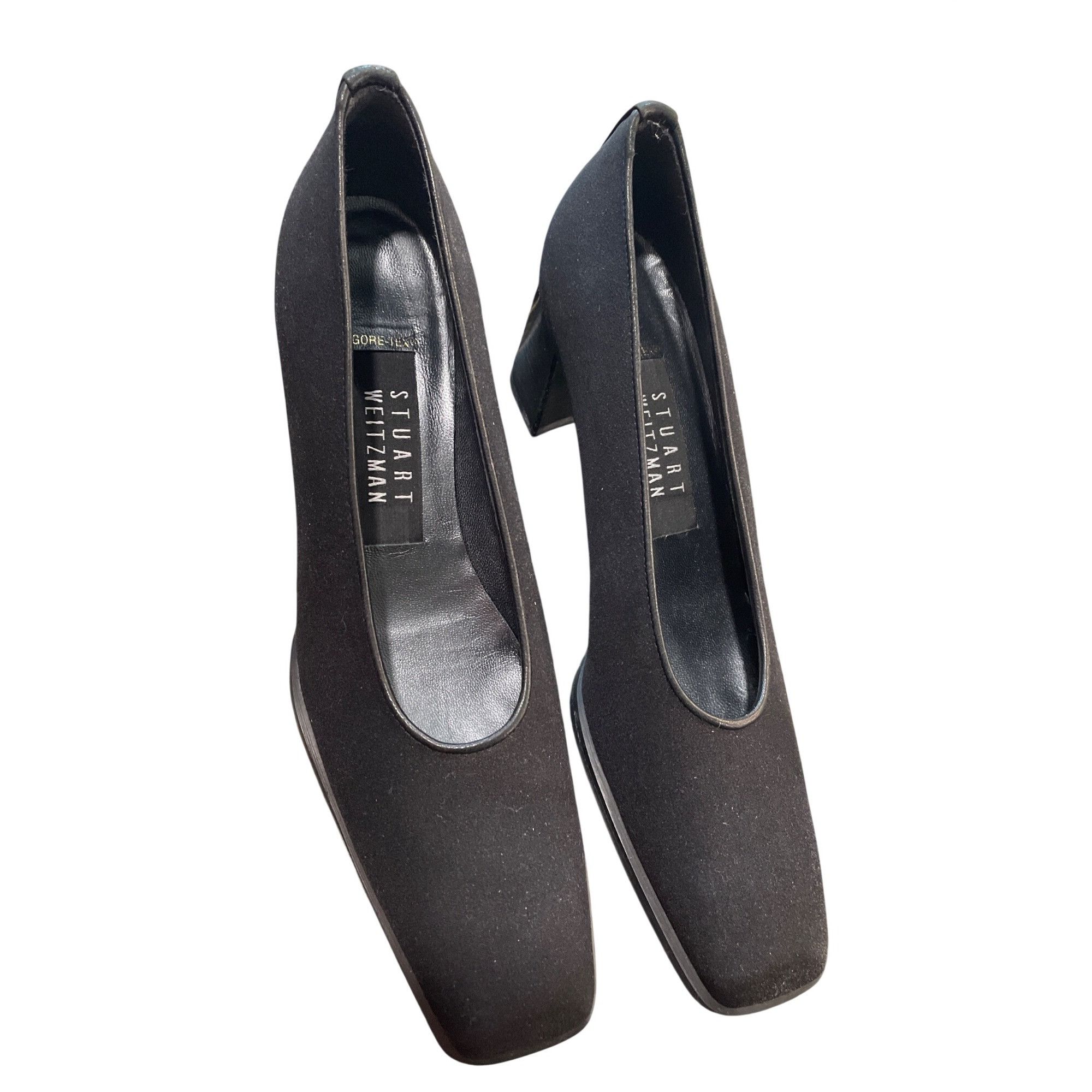 Stuart Weitzman Stuart Weitzman Gore-Tex wms black suede 2.5" block slip on Size US 6.5 / IT 36.5 - 16 Thumbnail