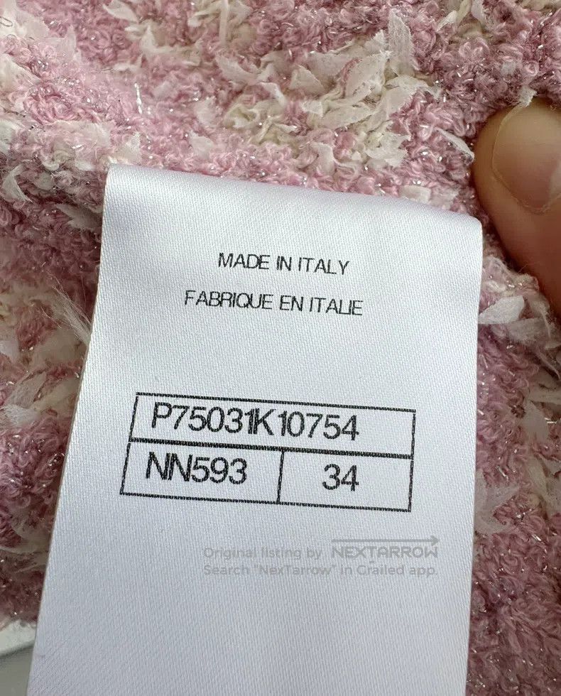 Chanel Chanel 23S pink and white checkered vest Size XXS / US 00 / IT 34 - 7 Thumbnail