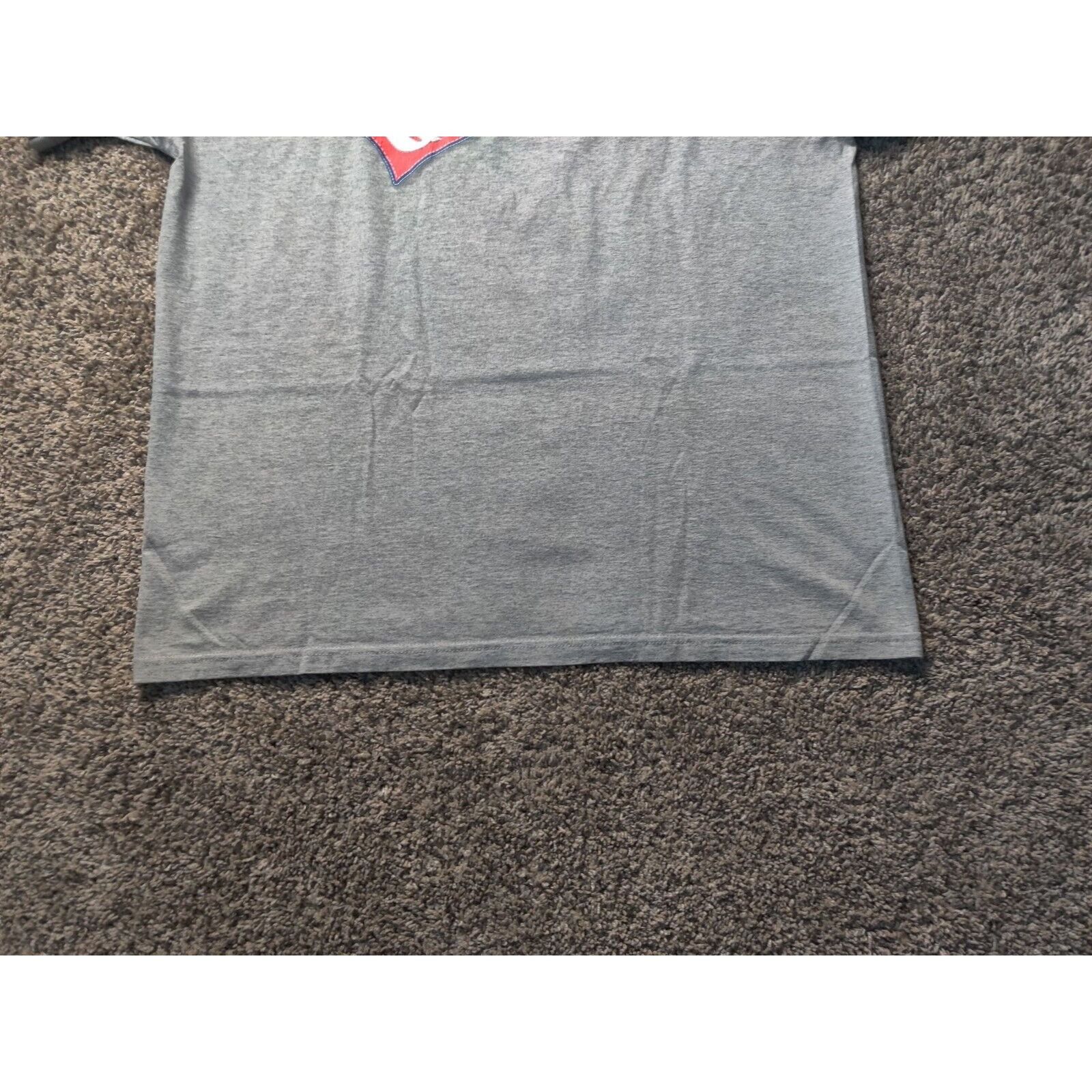 Jerzees Atlanta Gerogia Shirt Adult Mens XL Gray Red Spell Out Size US XL / EU 56 / 4 - 5 Thumbnail