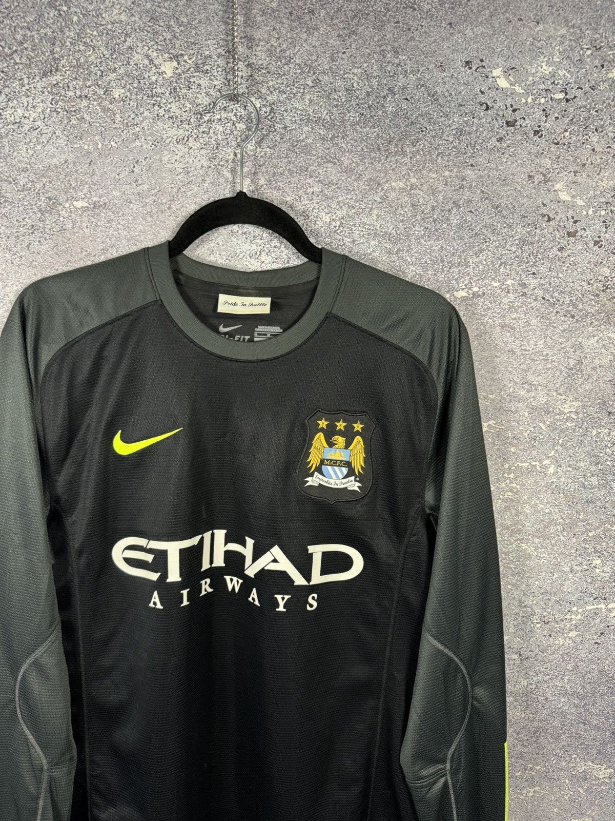 Nike × Vintage Vintage Manchester City 2013/14 GK Nike Soccer Jersey M sz Size US M / EU 48-50 / 2 - 2 Thumbnail
