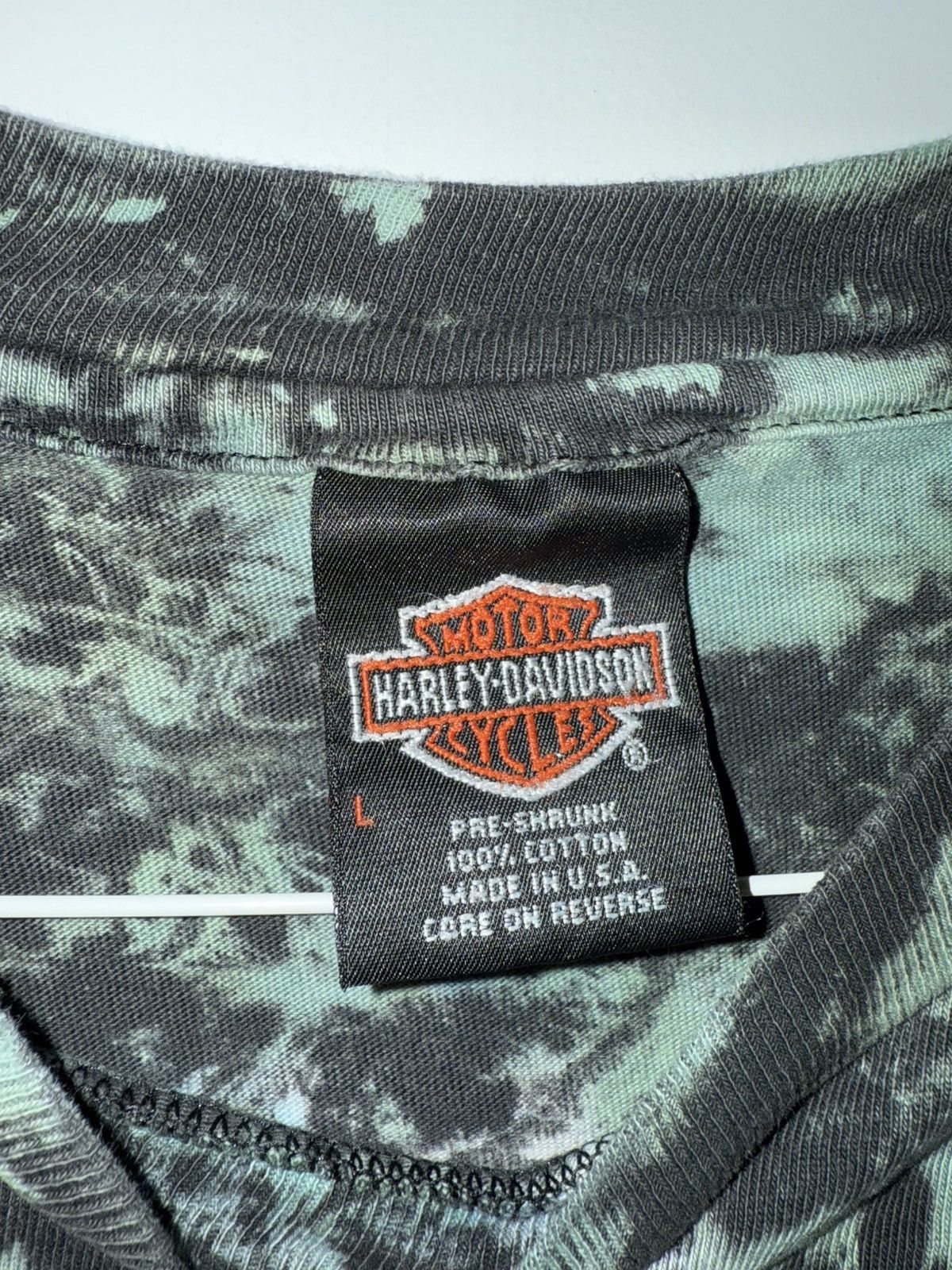 Harley Davidson × Vintage Harley Davidson Tie Dye Dragon Shirt Size US L / EU 52-54 / 3 - 3 Thumbnail