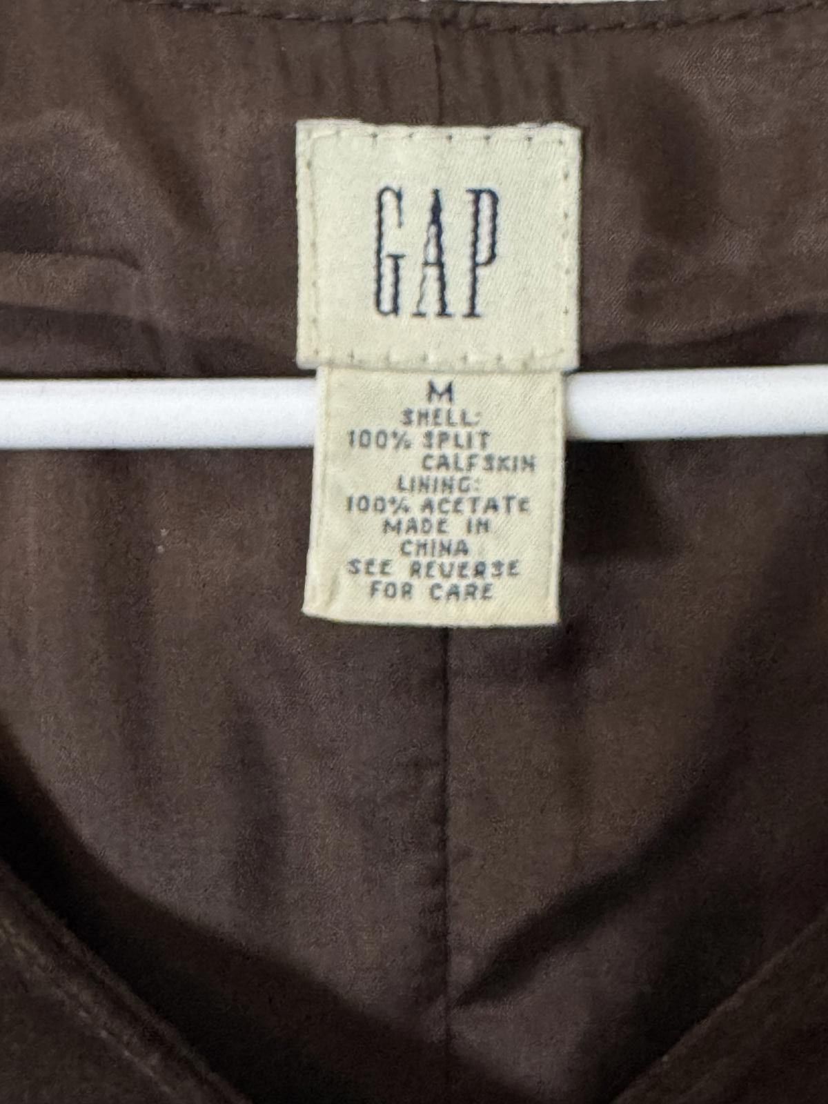 Gap VTG Gap Calf Skin Vest-Medium Size M / US 6-8 / IT 42-44 - 2 Thumbnail