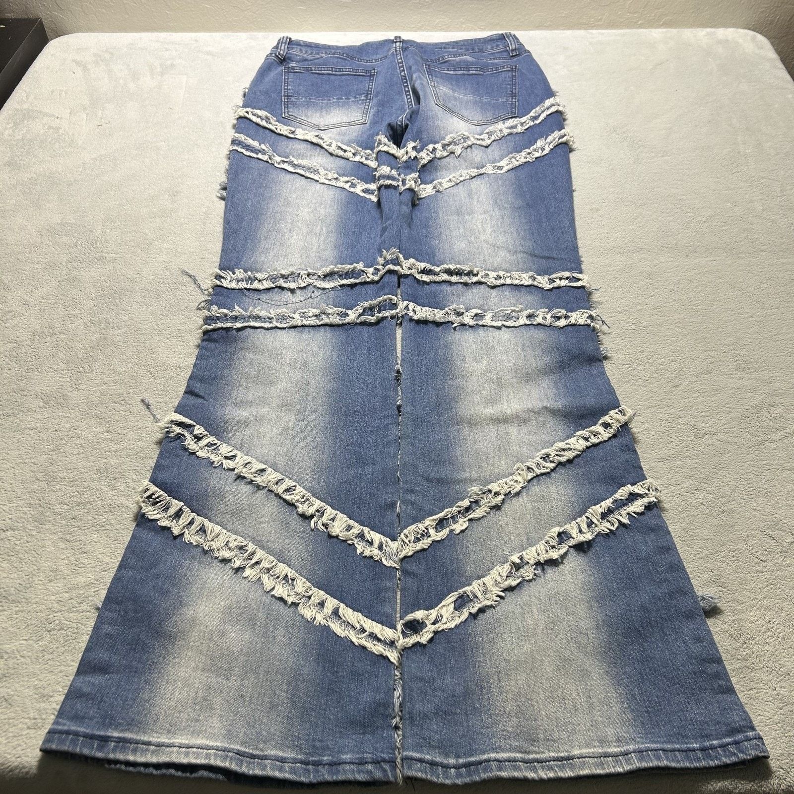 Rockstar Games Patchwork Beyond Baggy Stacked Jeans sz 15 32x33 Hamilton Size 32" / US 10 / IT 46 - 15 Thumbnail