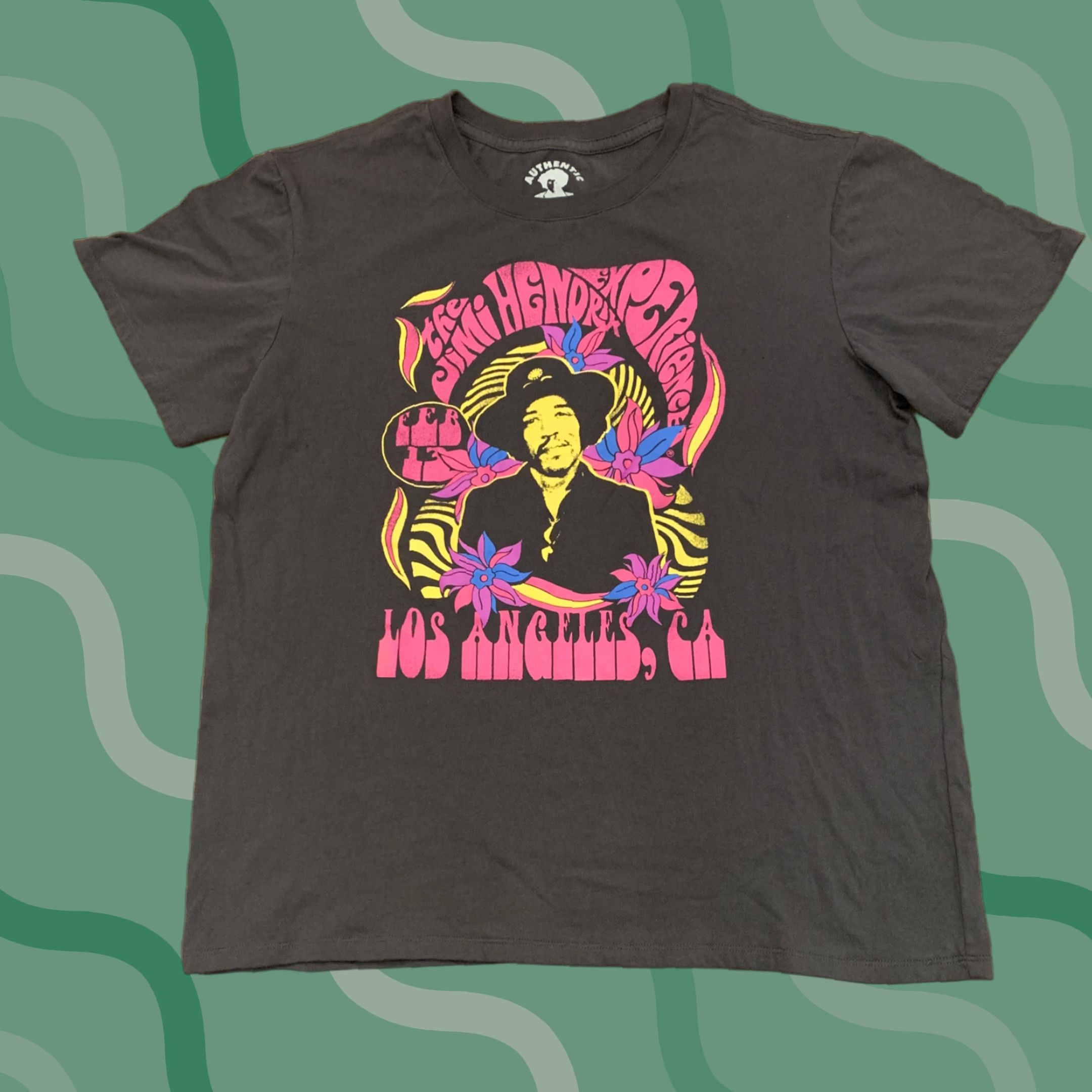 Vintage VINTAGE Jimi Hendrix T-Shirt Plus Size 2XL Gray California Womens Size XXL / US 16-18 / IT 52-54 - 1 Thumbnail