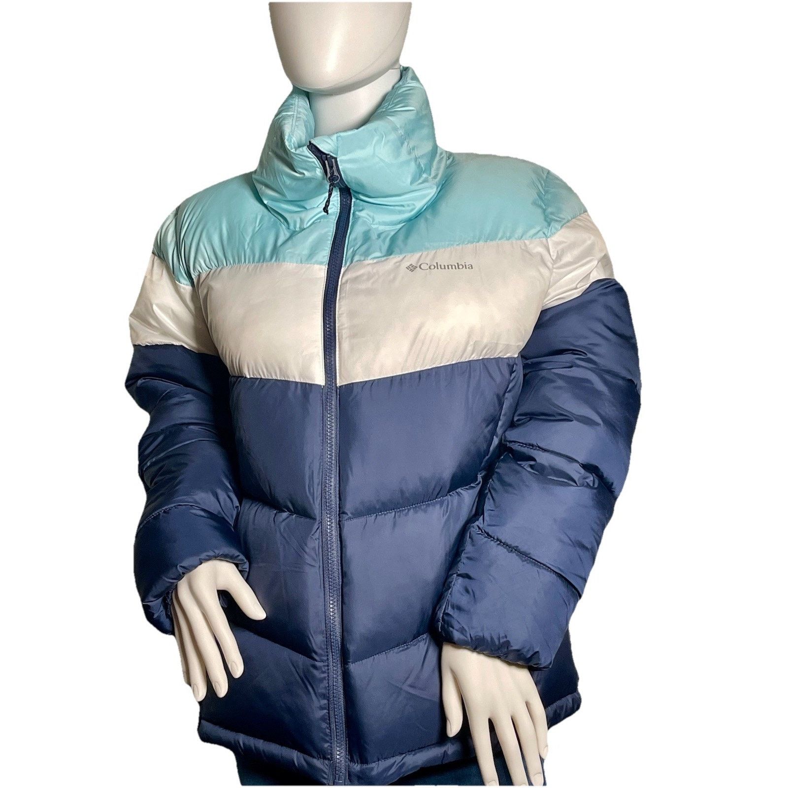 Columbia Women’s Columbia Coat Puffer Navy/White Blue Medium Size M / US 6-8 / IT 42-44 - 1 Thumbnail