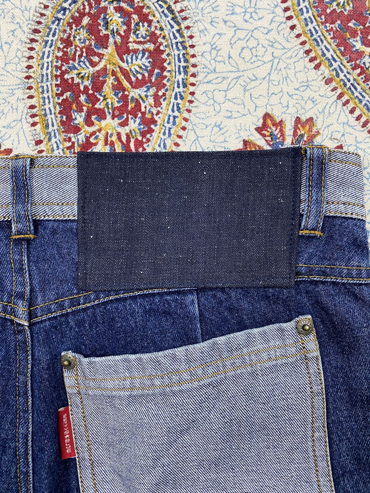 Blue Blue Japan Betty’s Blue by Shinji Abe Flare Denim Size 29" - 18 Thumbnail
