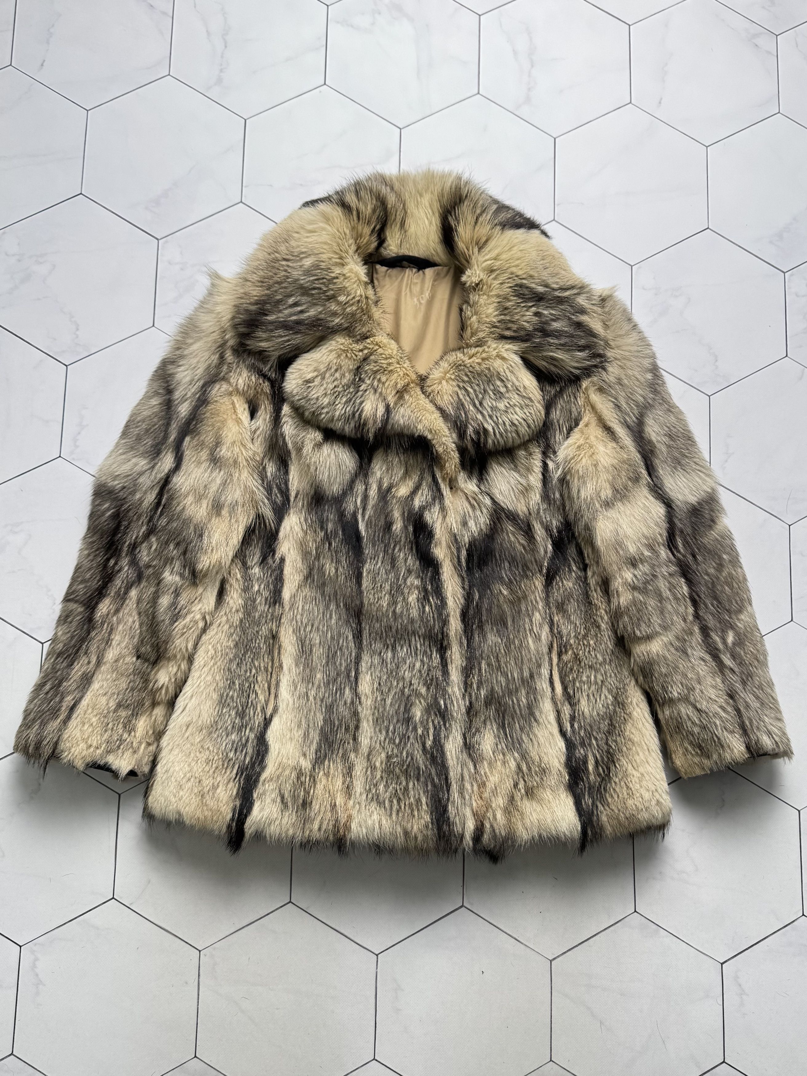 Vintage Vintage Real Fur Jacket (B250)D15E2 Size L / US 10 / IT 46 - 5 Thumbnail