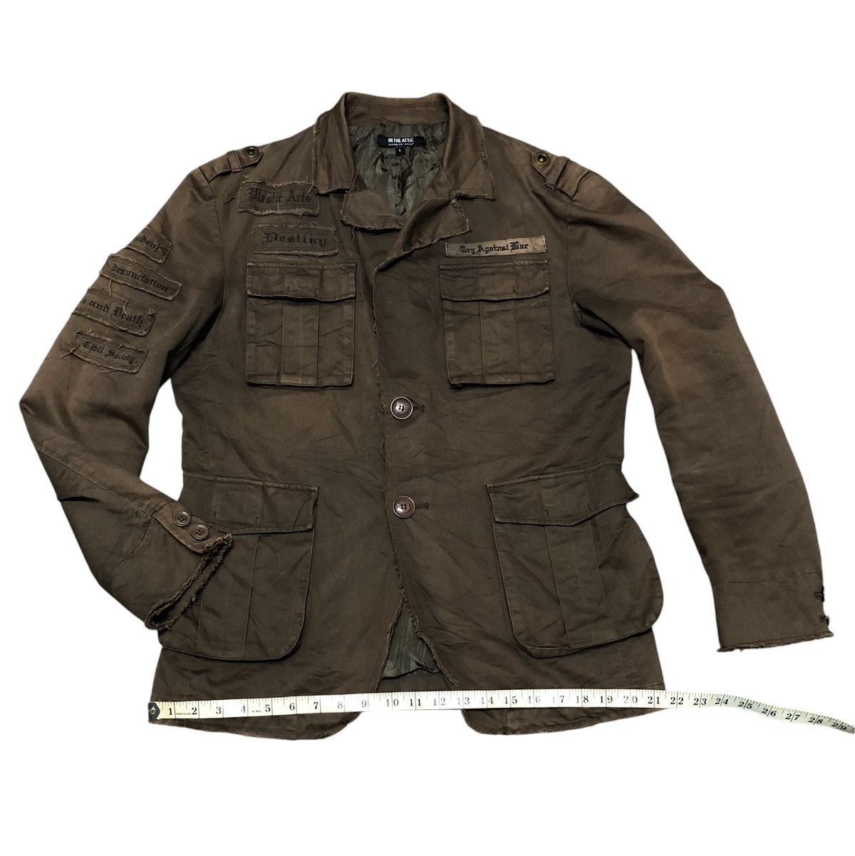 In The Attic × Japanese Brand In The Attic Punk Jacket Japanese Brand Size 38L - 4 Thumbnail
