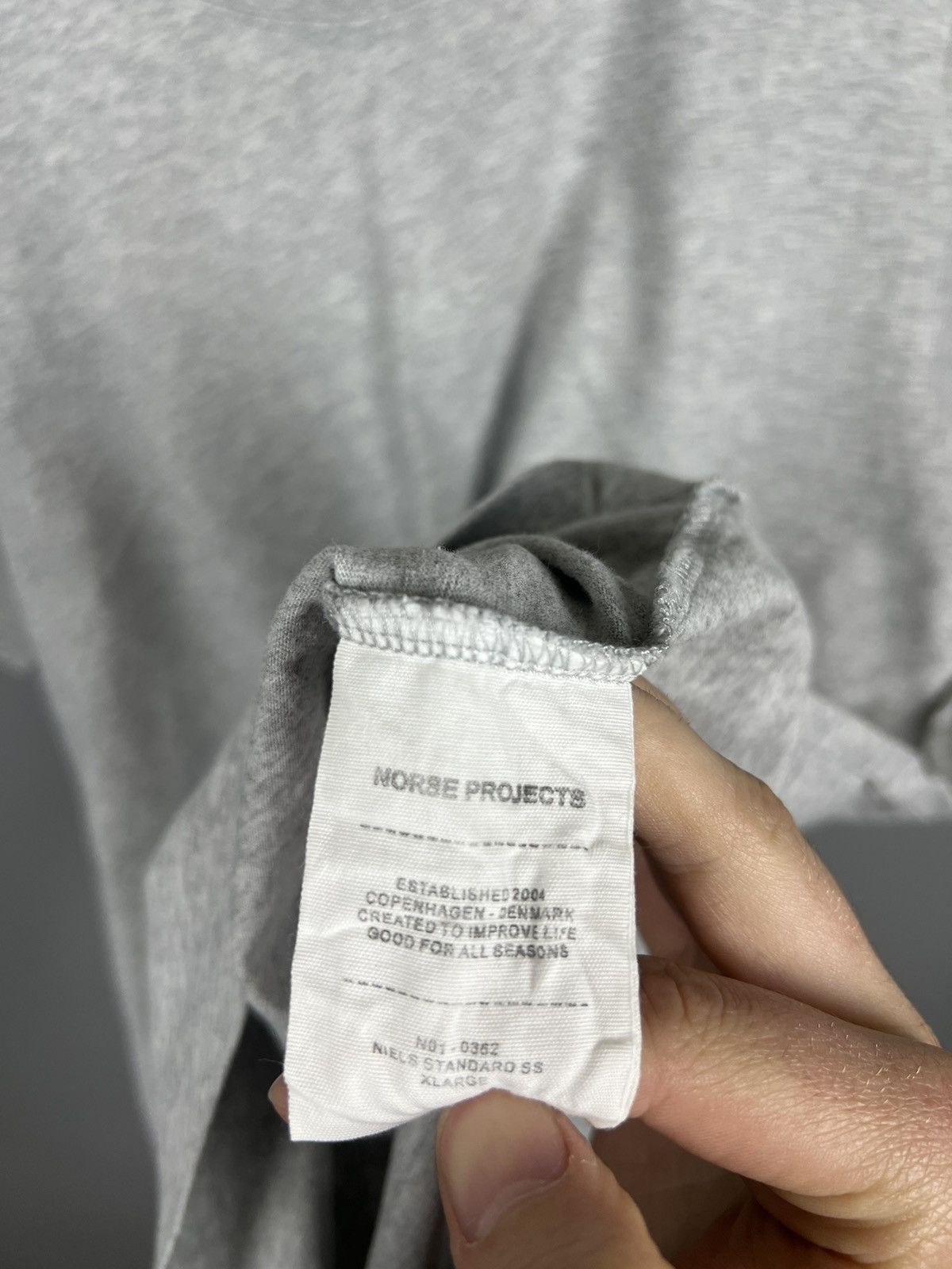 Norse Projects XL Norse Projects Niels Standard SS Organic Cotton tee Size US XL / EU 56 / 4 - 6 Thumbnail