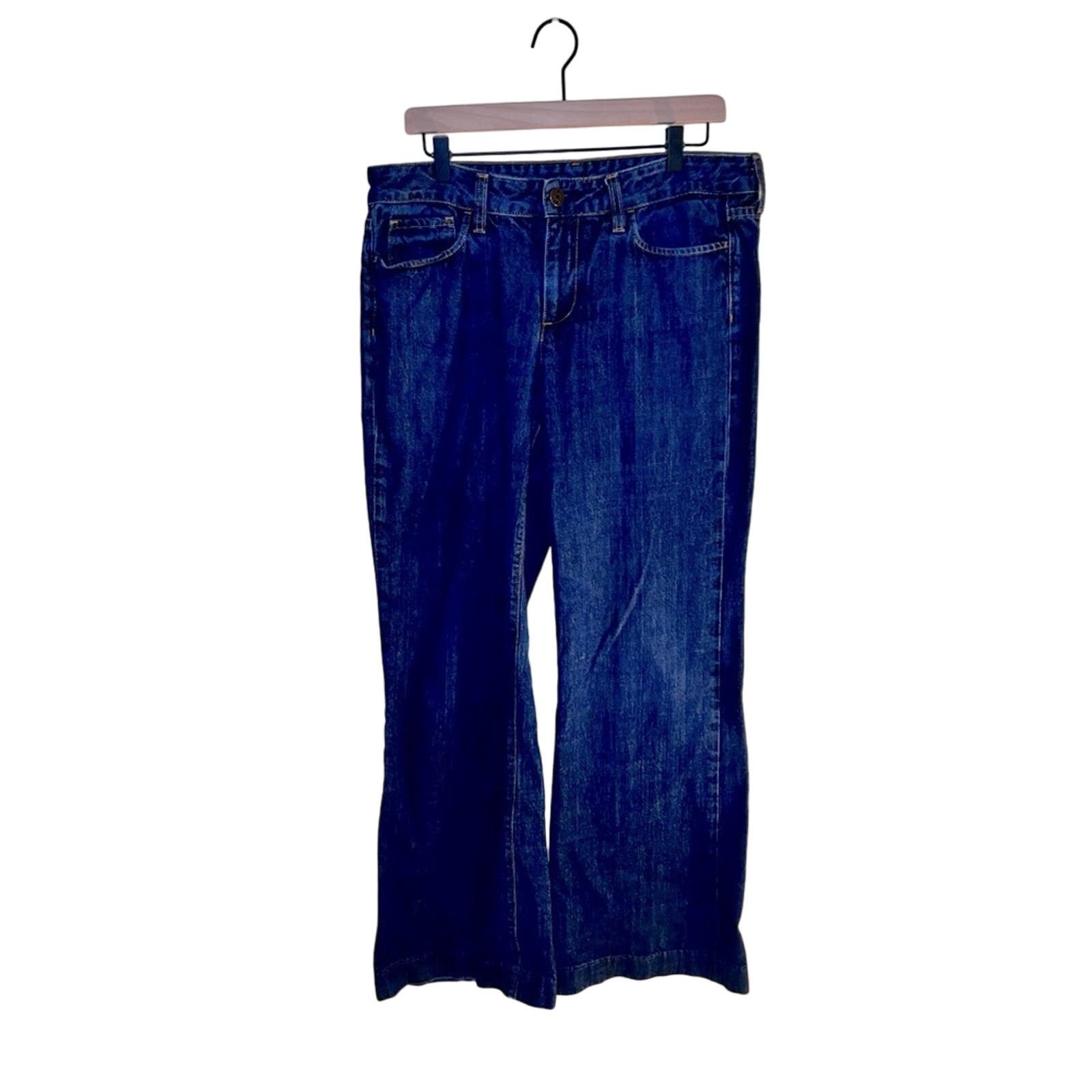 J.Crew J. CREW wide leg jeans 12 Size 36" / US 14 / IT 50 - 1 Thumbnail