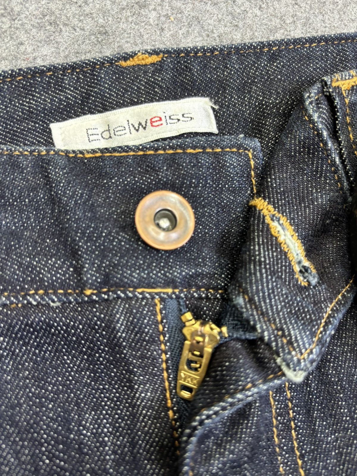 Japanese Brand Flare💥Edelweiss Flare Denim F861 Size 32" / US 10 / IT 46 - 8 Thumbnail