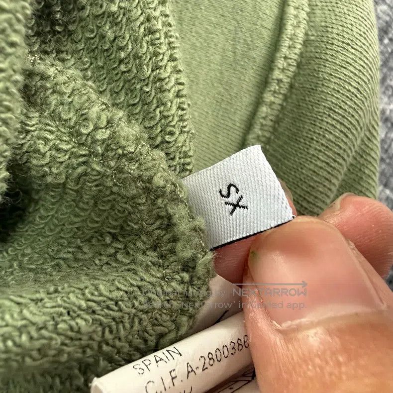 Loewe Loewe Large logo avocado green round neck hoodie Size XS / US 0-2 / IT 36-38 - 6 Thumbnail