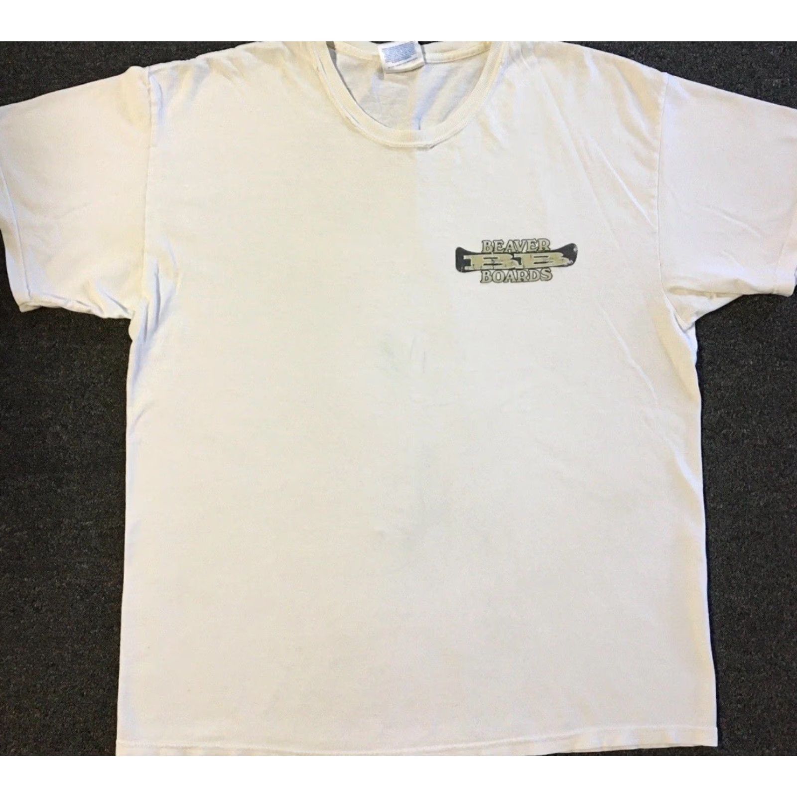 Vintage VINTAGE Beaver Snowboards Go Down On A Beaver Faded Distress Shirt M Crude Funny Y2K Size US M / EU 48-50 / 2 - 2 Thumbnail