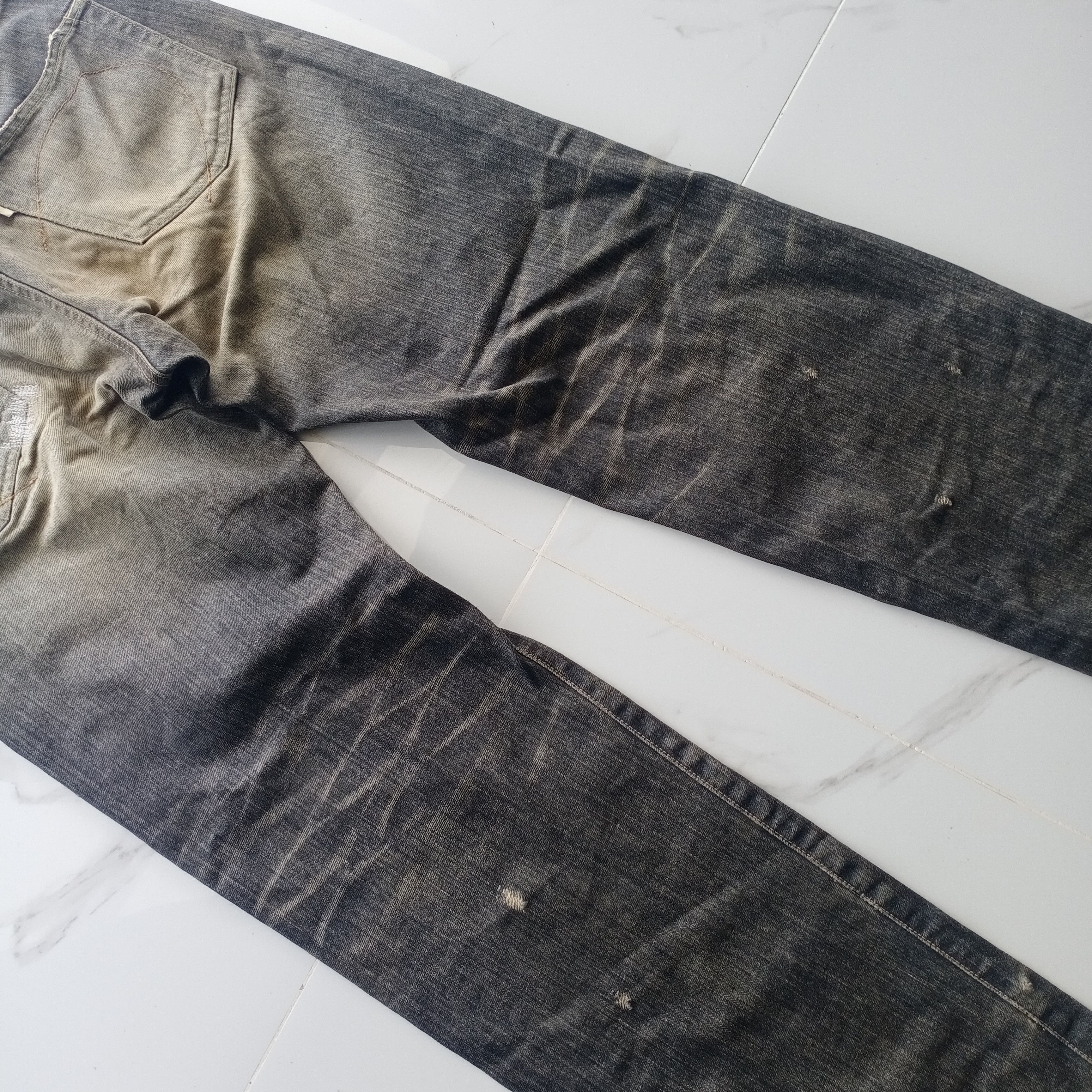 Devilock Devilock Hardcore Disstressed Jeans Japan Denim Size US 31 - 17 Thumbnail