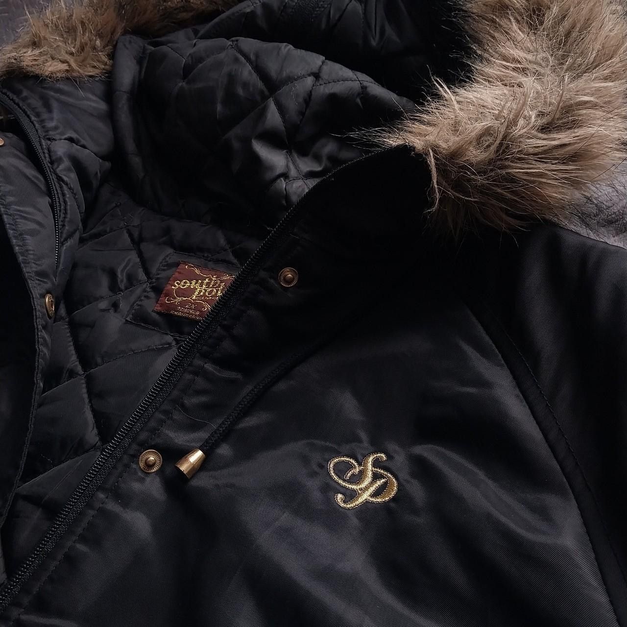 Southpole Black Southpole Fur Puffer Jacket Size US L / EU 52-54 / 3 - 6 Thumbnail