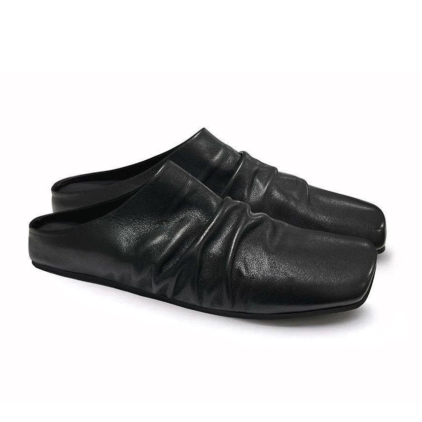 Japanese Brand Leather Lug Sole Mules by Simply Complicated | Grailed