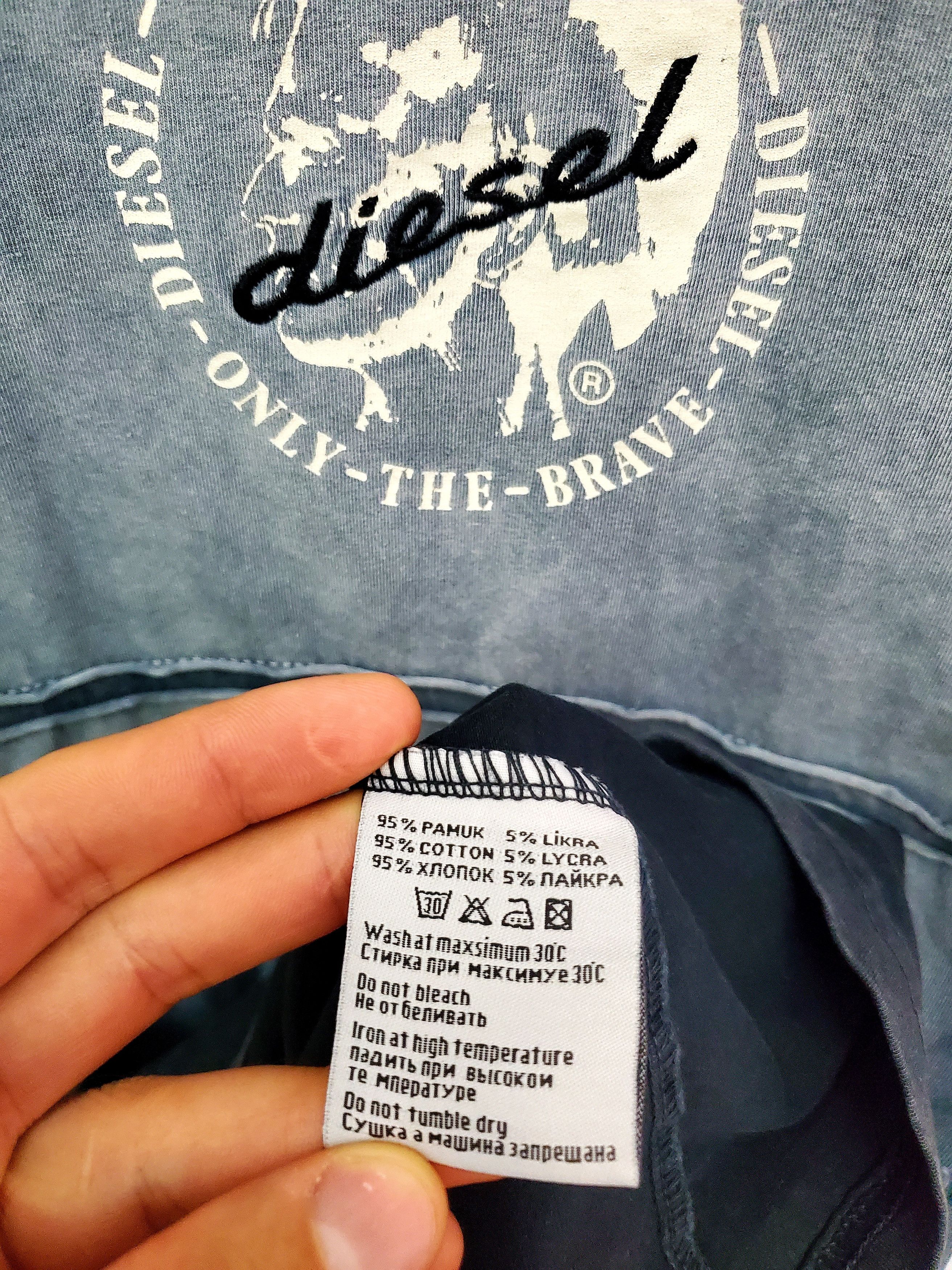 Diesel × Japanese Brand Vintage v2k Diesel big logo polo t shirt size L Size US L / EU 52-54 / 3 - 4 Thumbnail